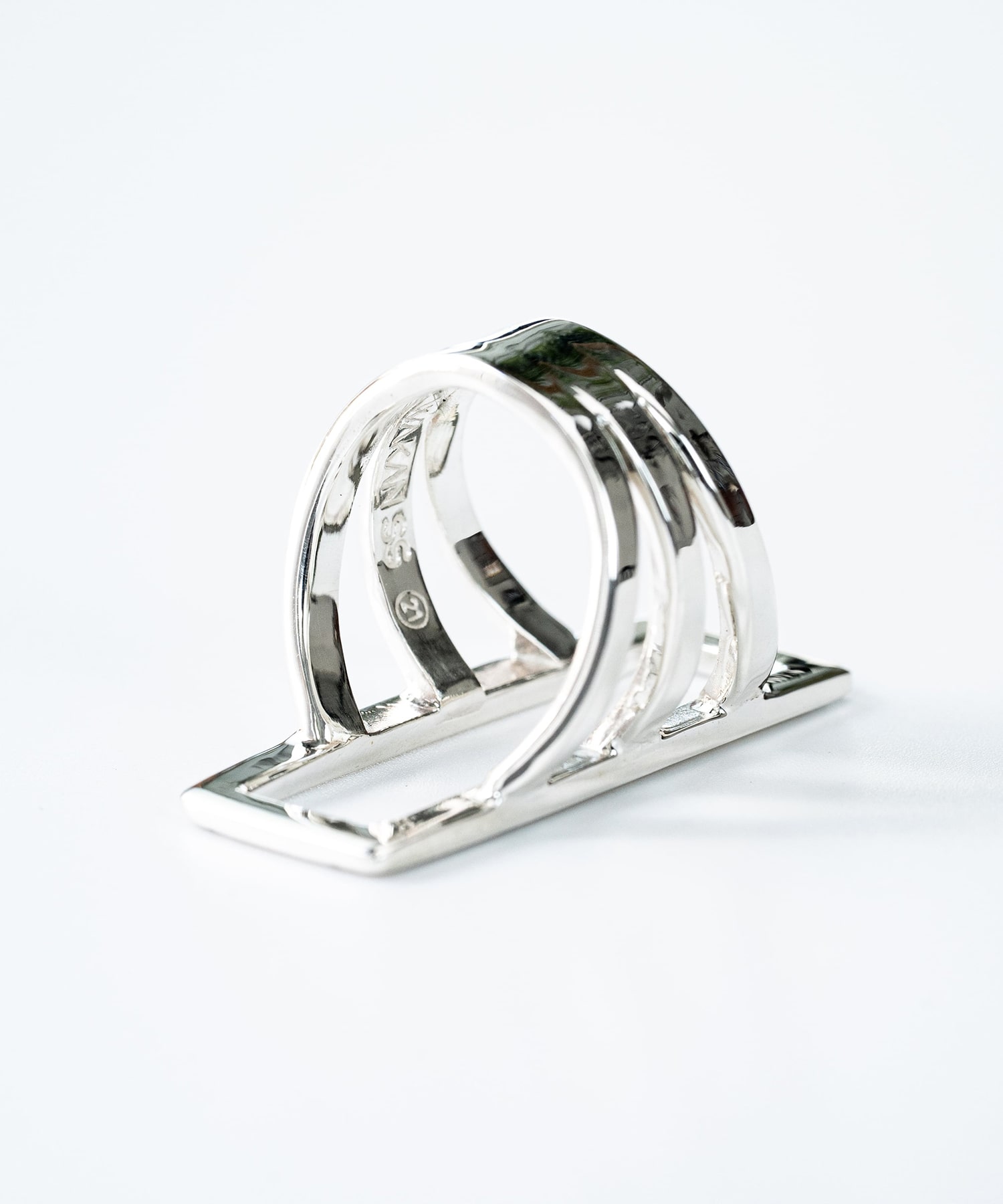 R-055 See through square ring WAKAN SILVER SMITH