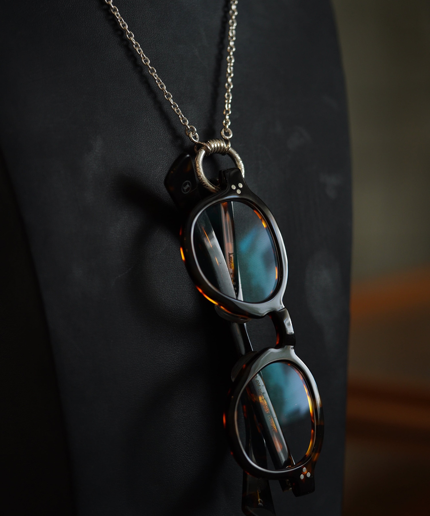 C-043 Arabesque glass holder 50cm WAKAN SILVER SMITH