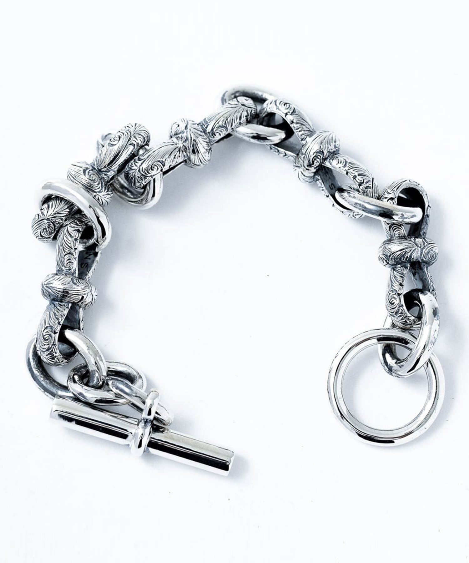 BN-066 Arabesque mebiusu bracelet XL WAKAN SILVER SMITH