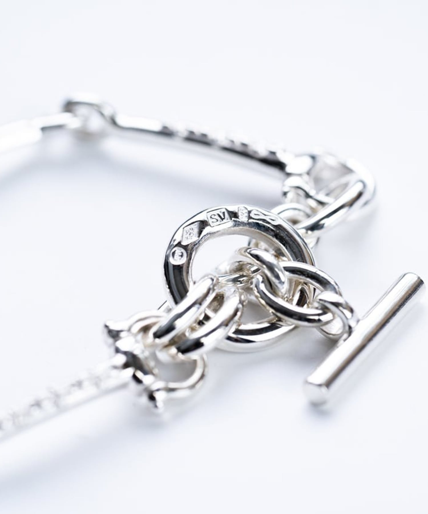 BN-083 Horse bit bracelet (elongated) WAKAN SILVER SMITH