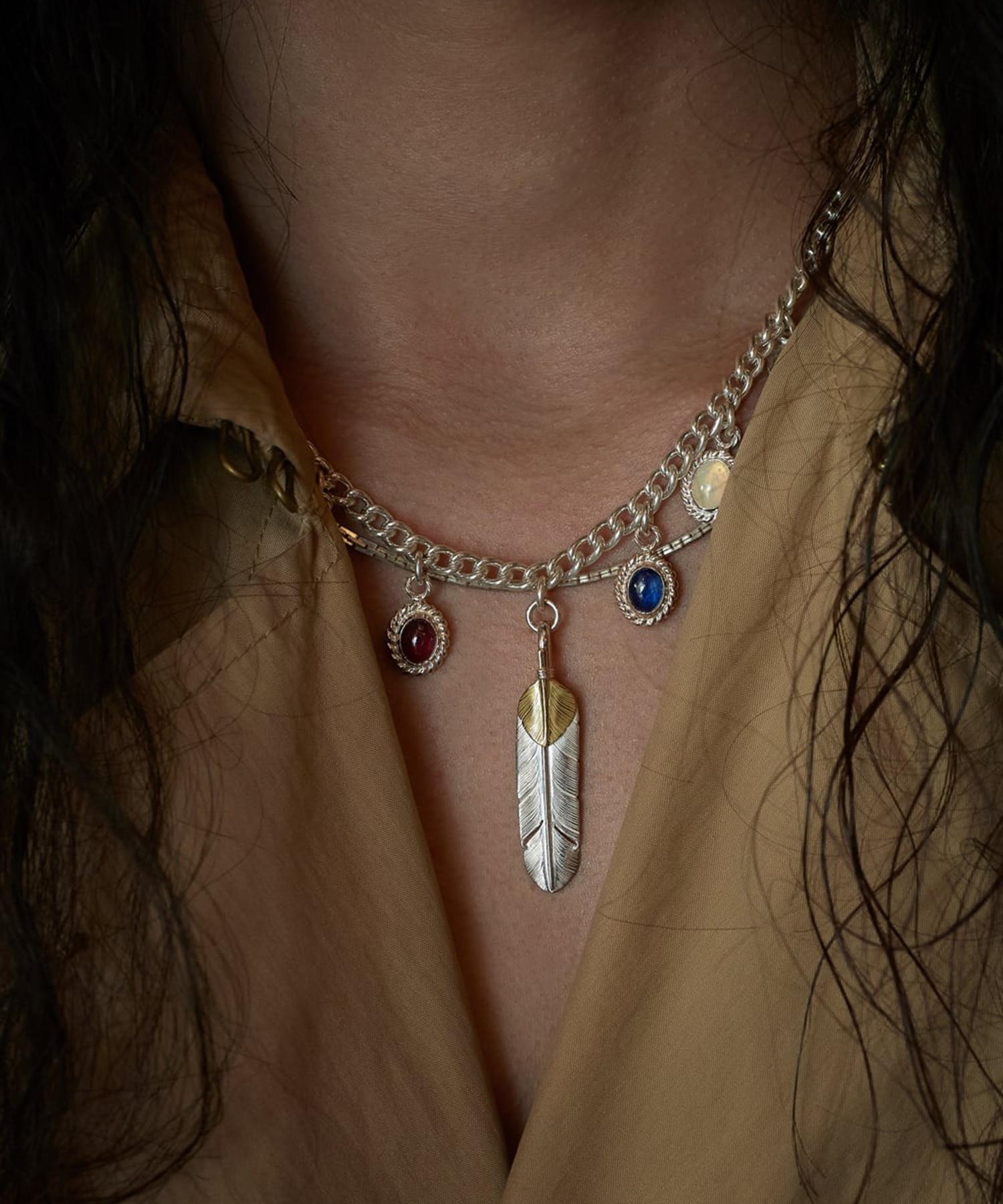 P-098 SV オパール WAKAN SILVER SMITH