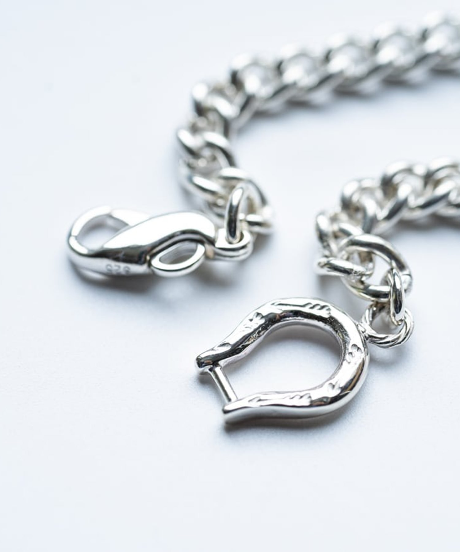 BN-089 Horse shoe Gourmette bracelet WAKAN SILVER SMITH