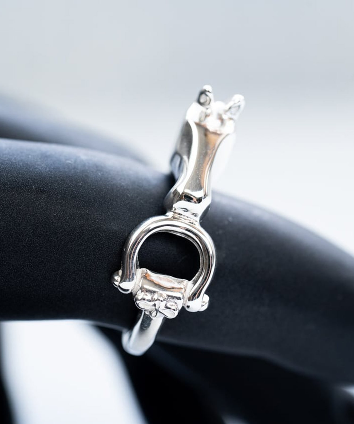 R-080 Horse ring (horse bit) WAKAN SILVER SMITH