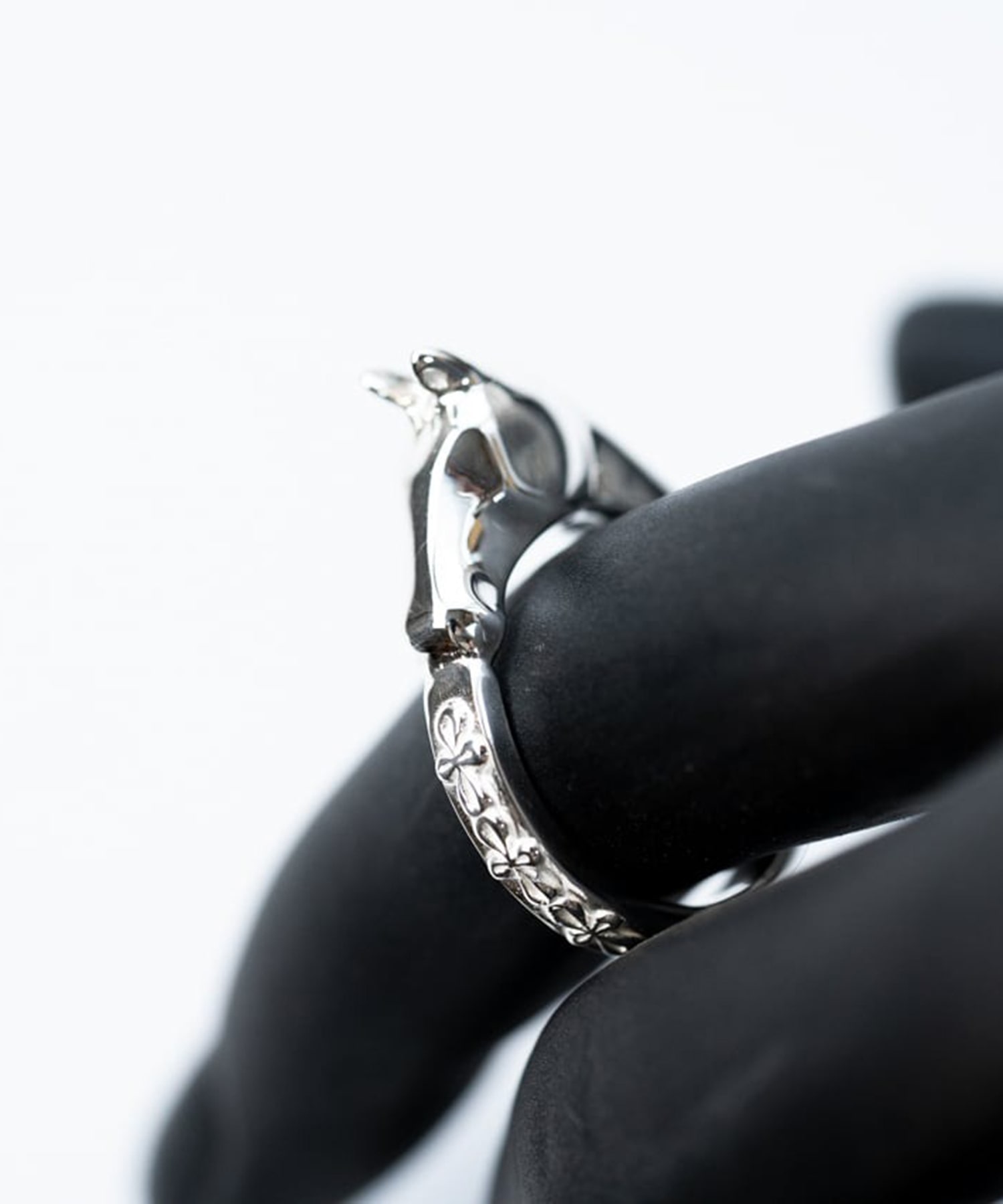 R-081 Horse ring (mebiusu pattern) WAKAN SILVER SMITH