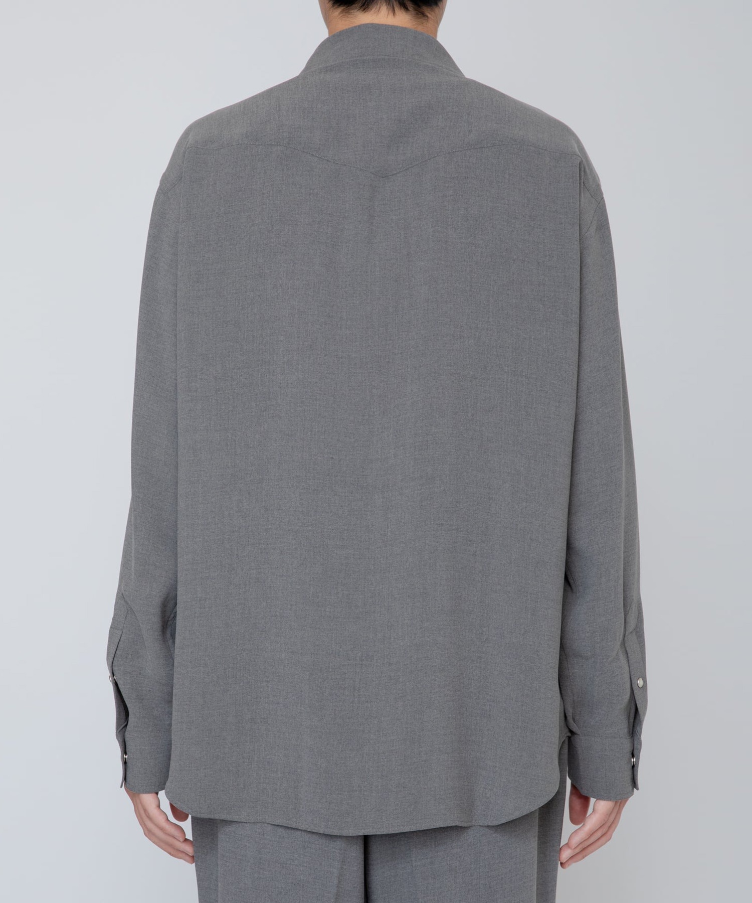 MELANGE TWILL WESTERN SHIRT RAINMAKER