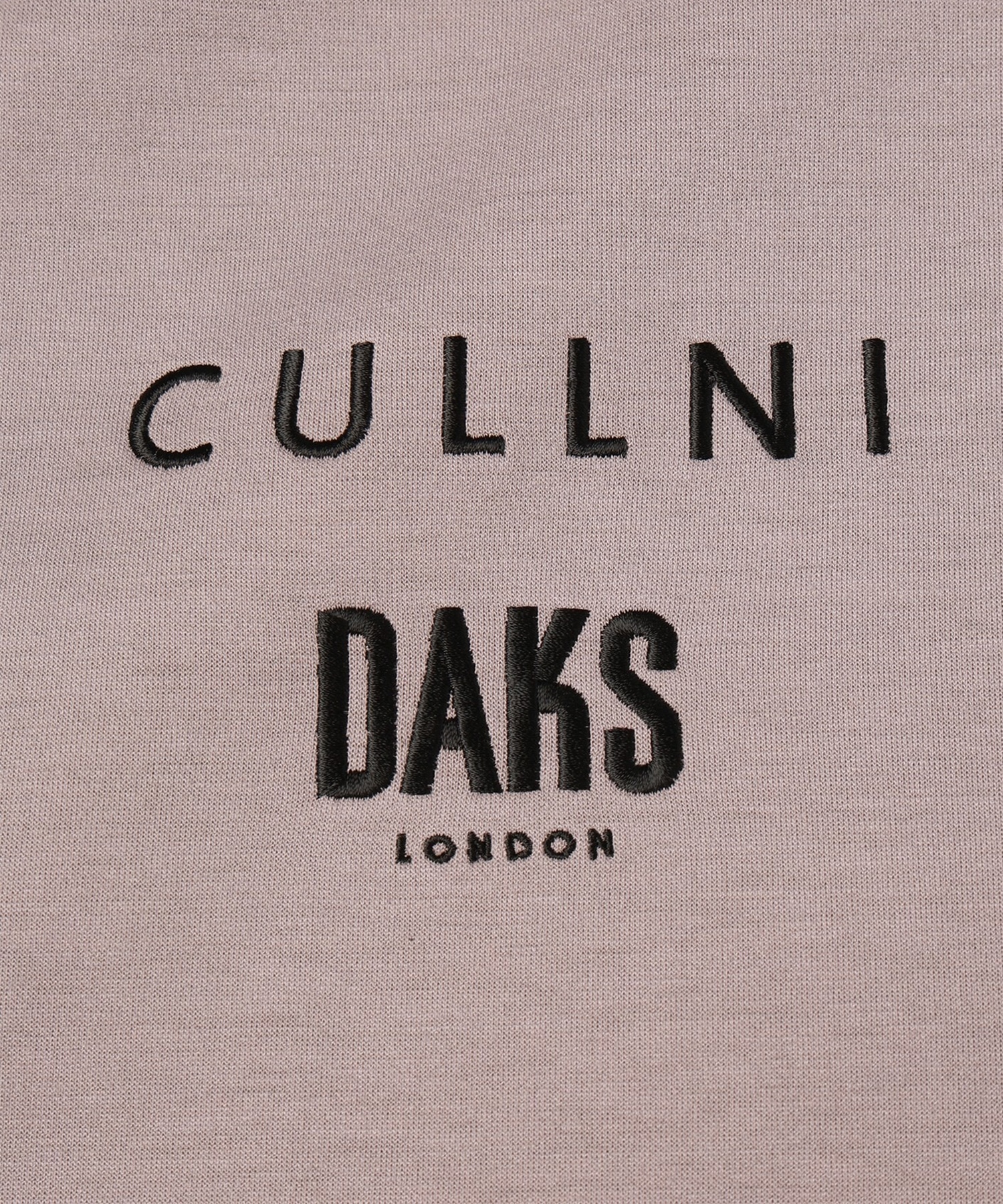 CULLNI for DAKS LONDON Drawstring Logo Embroidery Pullover CULLNI