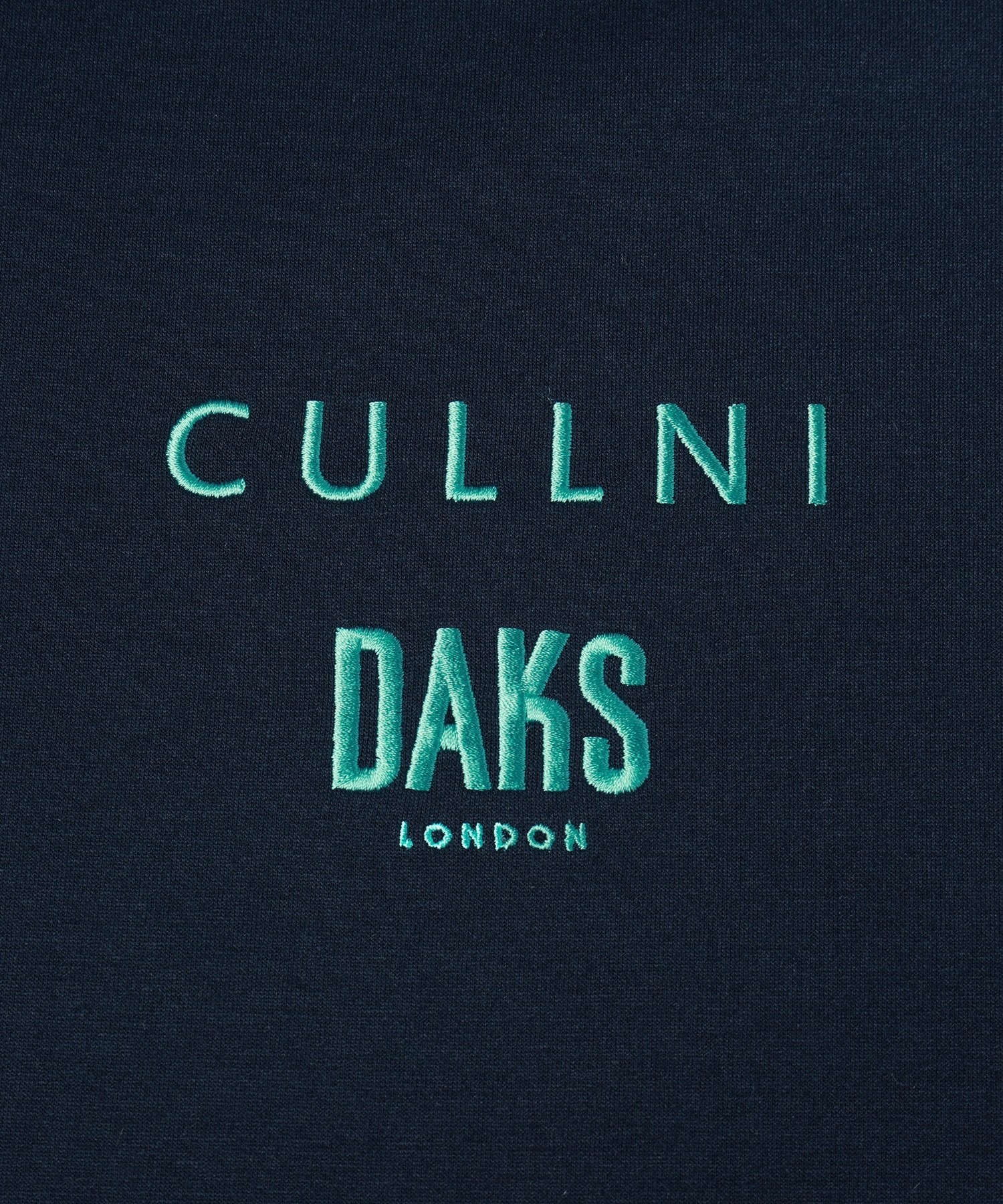 CULLNI for DAKS LONDON Drawstring Logo Embroidery Pullover CULLNI
