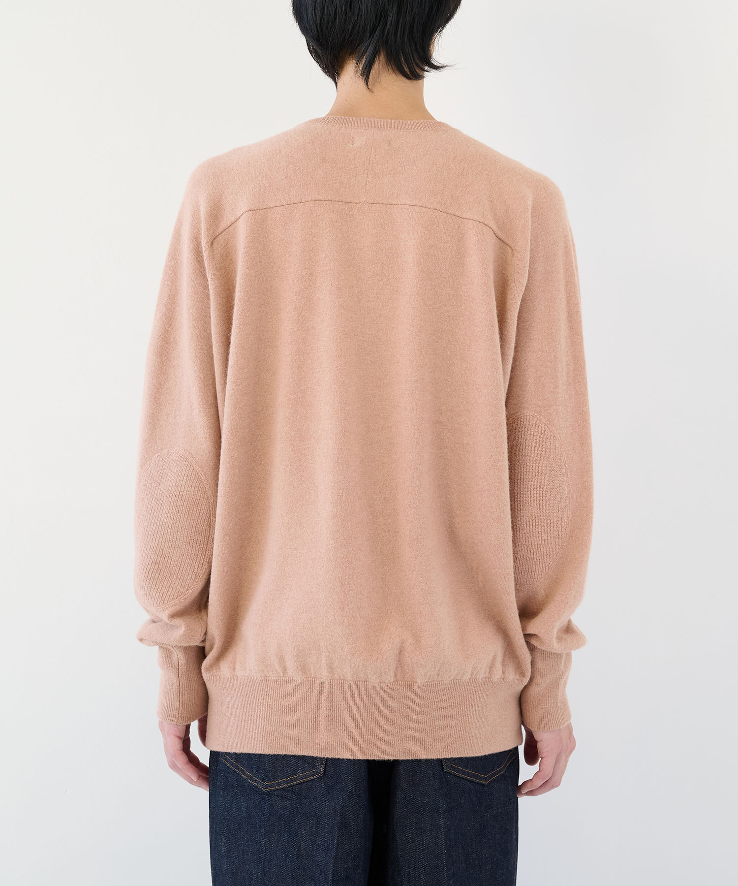 Ex.Legendary YAK  stretch sweater elbow patch walenode