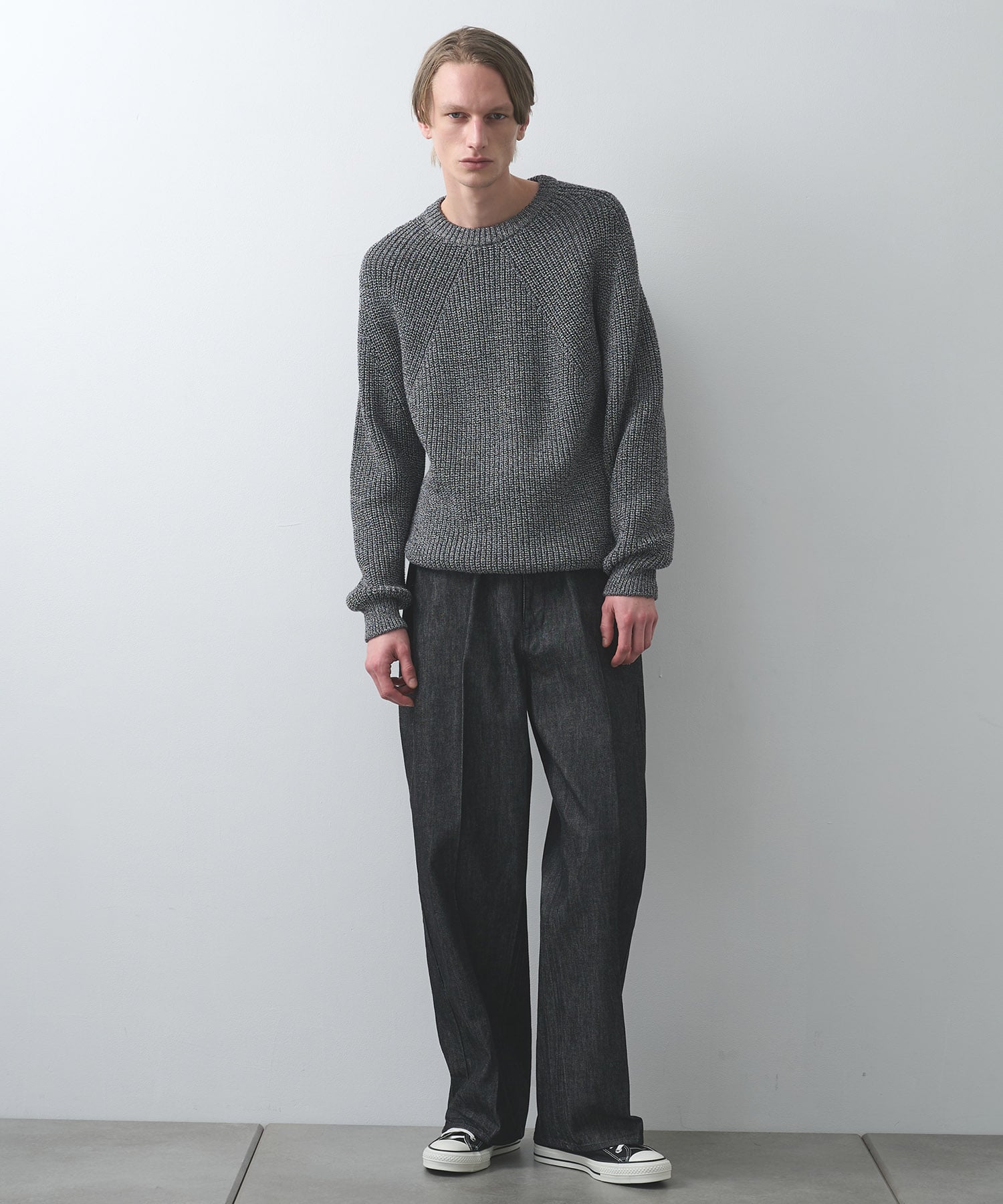 BATONER【Begin別注 シグネチャークルーニット】 SIGNATURE CREW NECK | BATONER