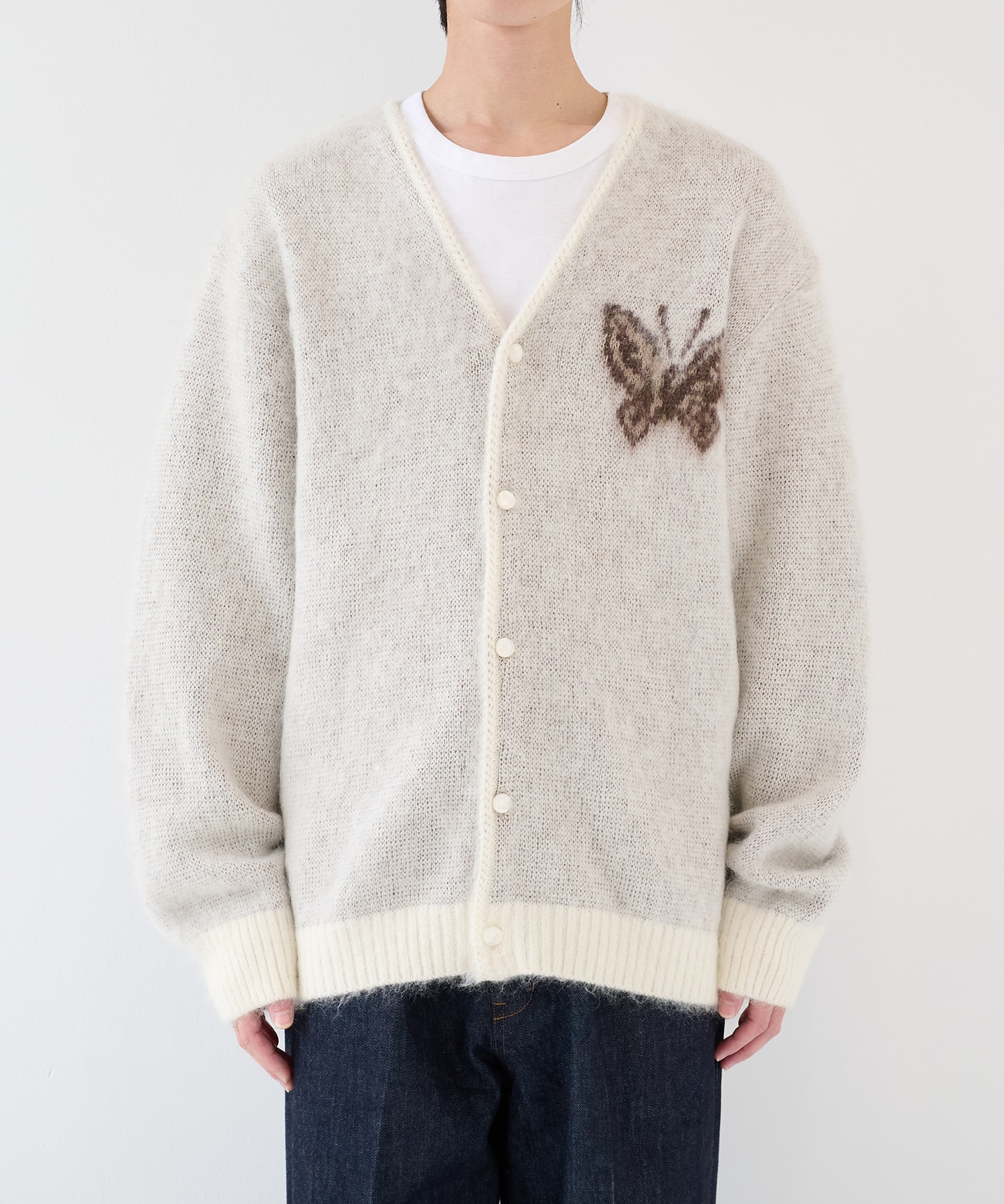 別注 Mohair Cardigan - 1Papillon NEEDLES