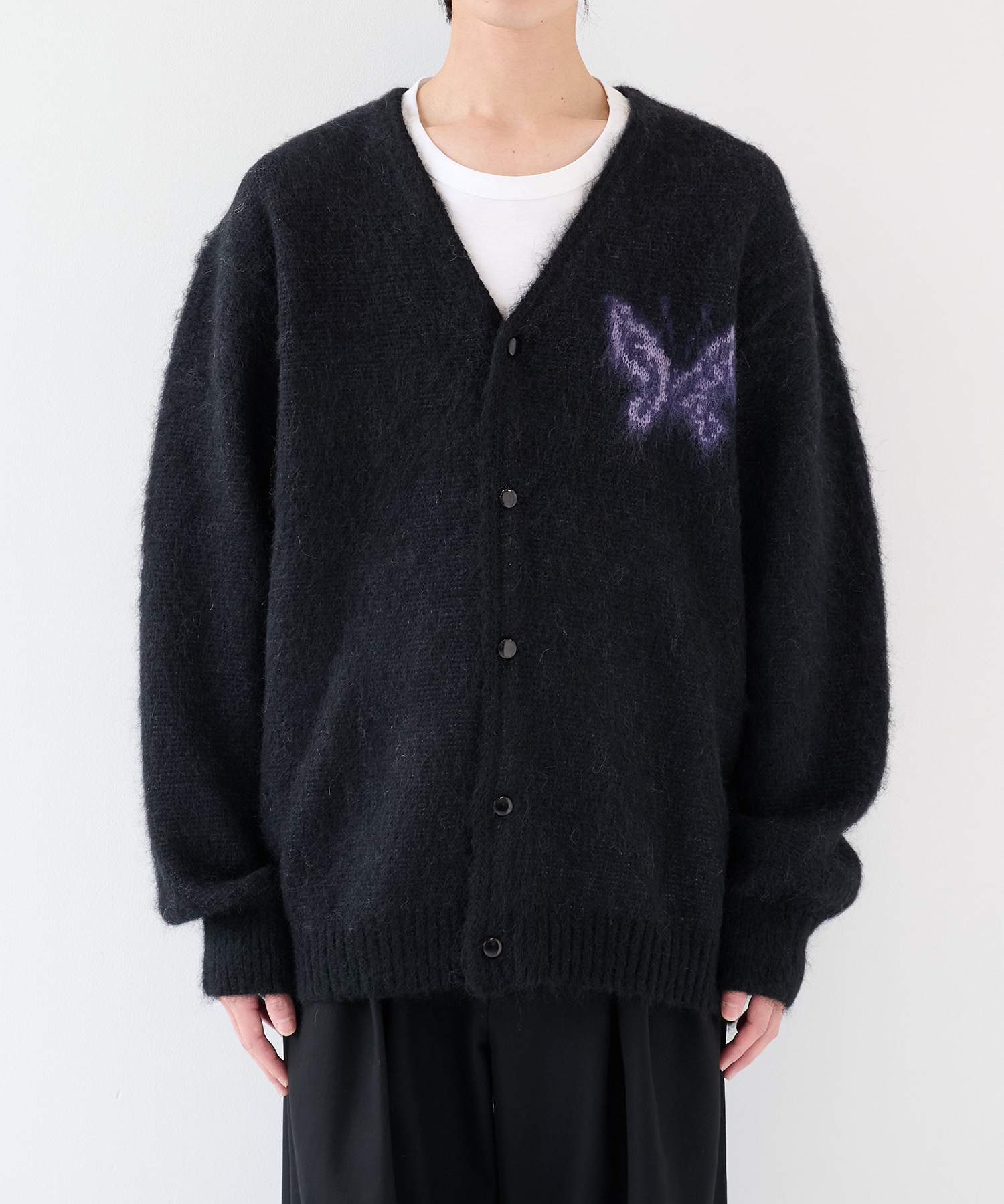 別注 Mohair Cardigan - 1Papillon NEEDLES