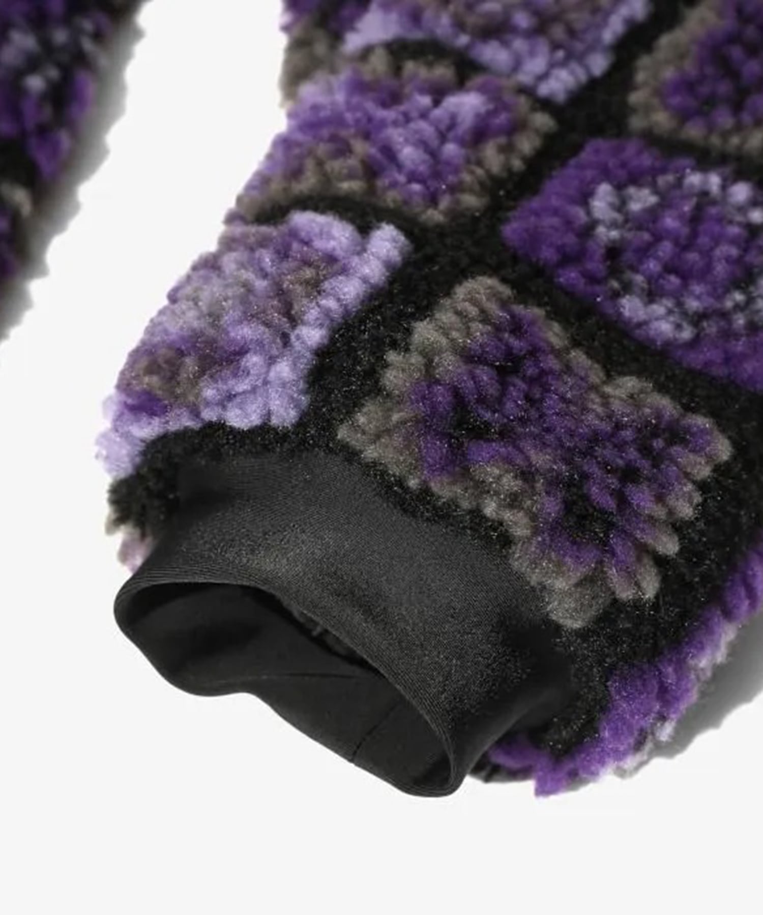 Fur Jacket - Papillon Plaid Pile NEEDLES