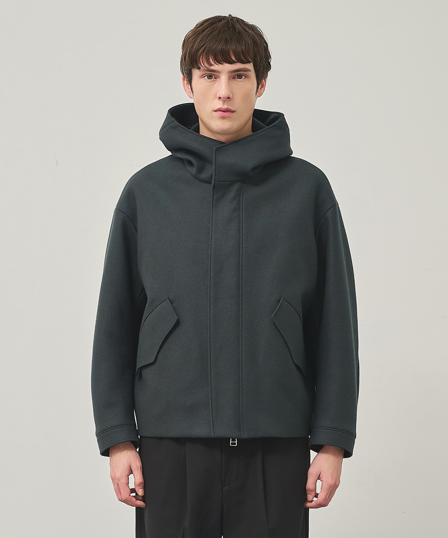 Super140 Wool Melton Short Mods STUDIOUS