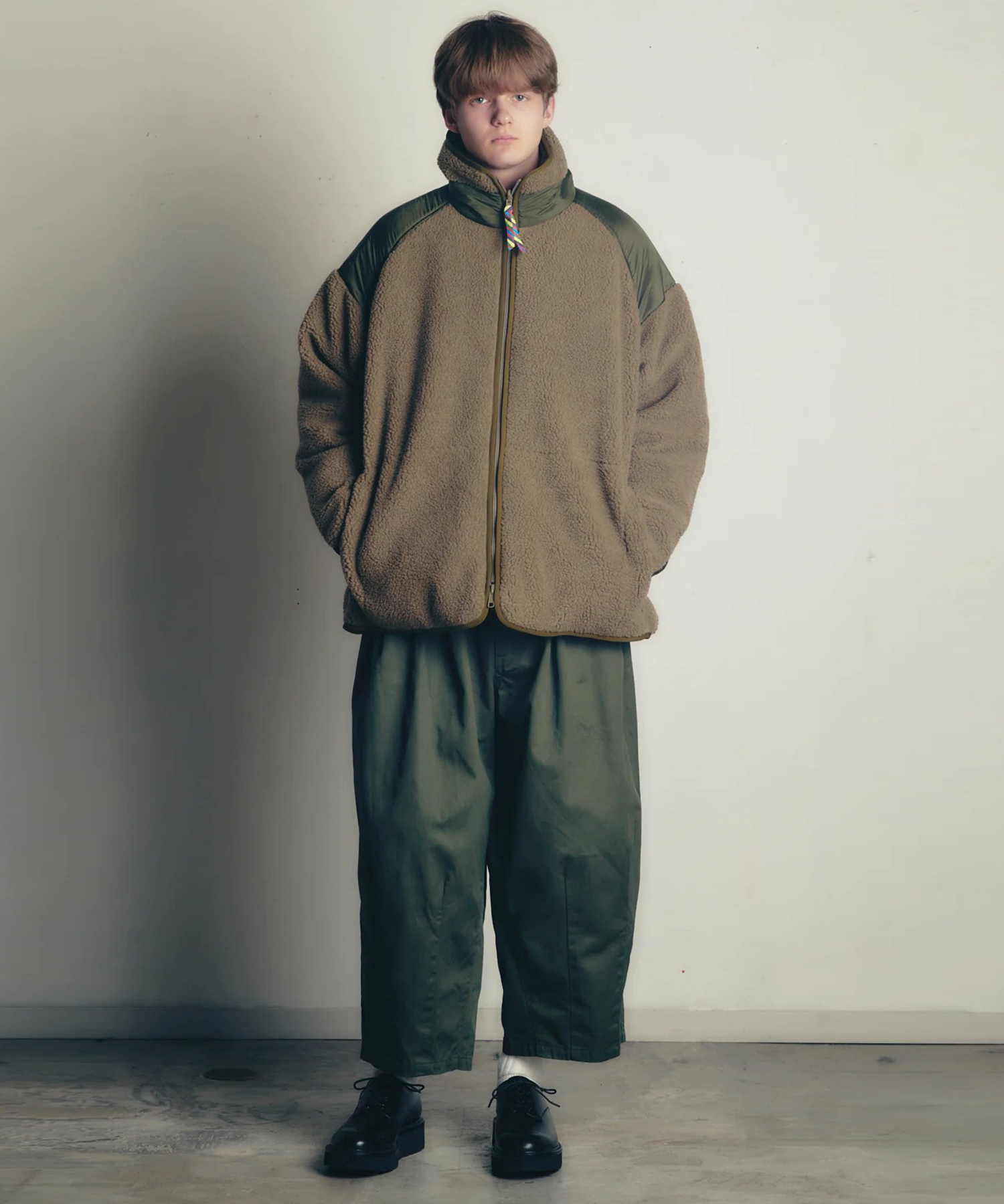 REVERSIBLE FLEECE DOWN JACKET is-ness×TAION TAION/TAION EXTRA