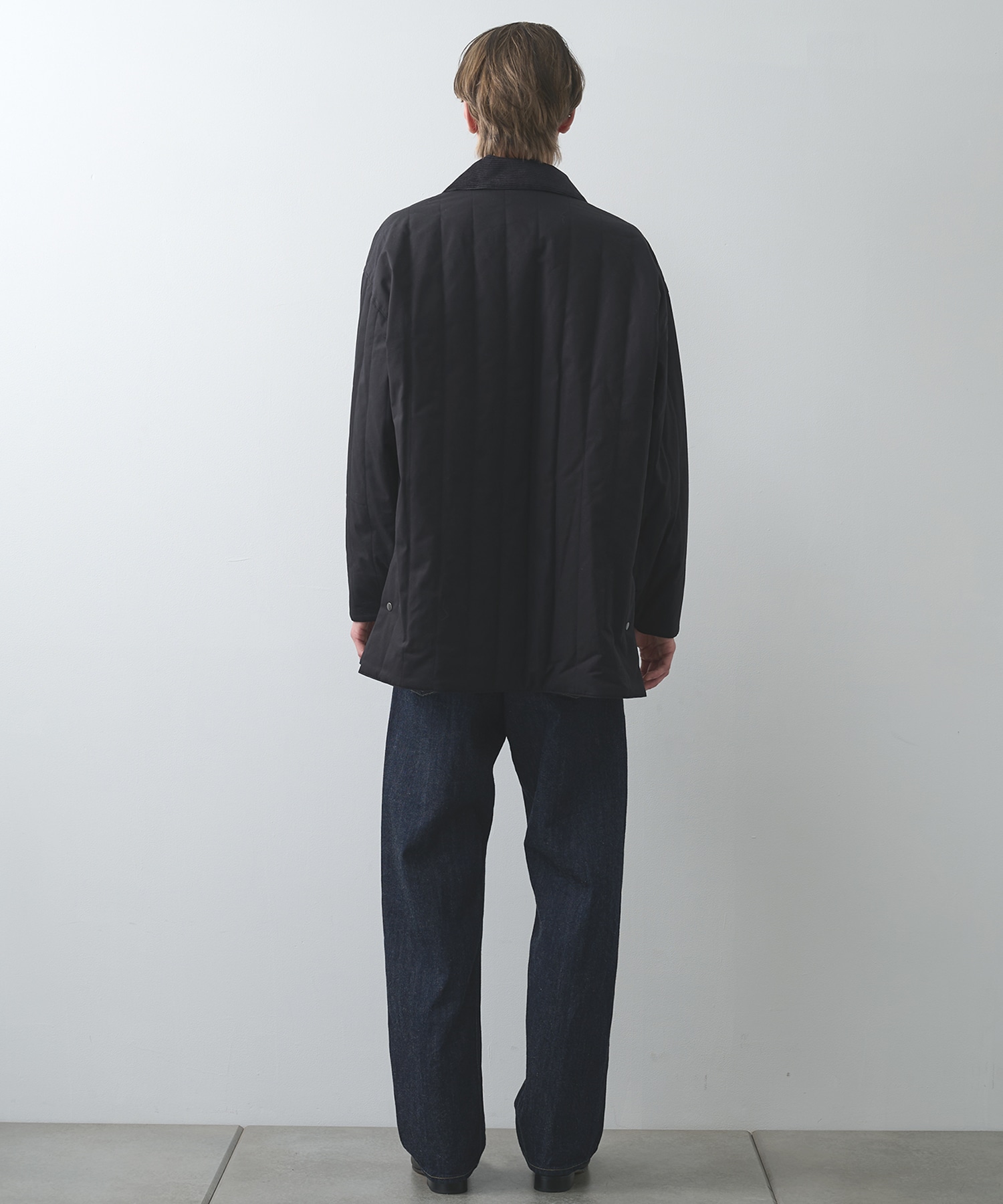 Quilted half coat STILL BY HAND