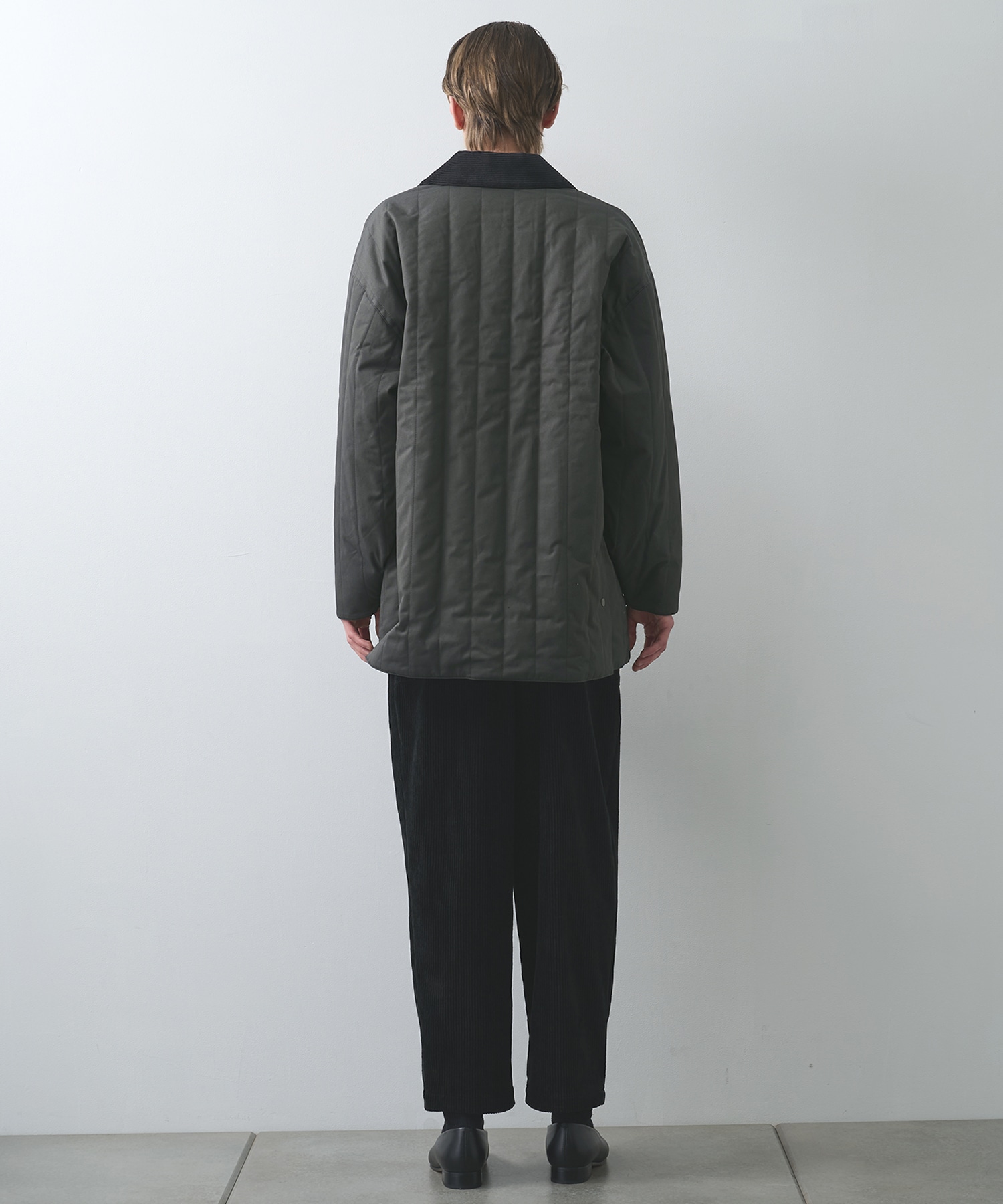 Quilted half coat STILL BY HAND