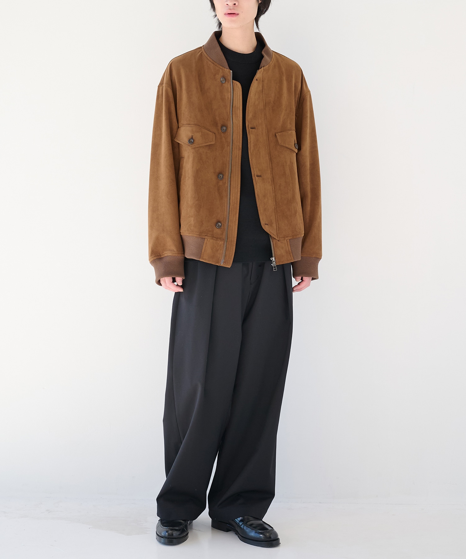 別注 4 Pockets Zip-up Rib Blouson UJOH HOMME