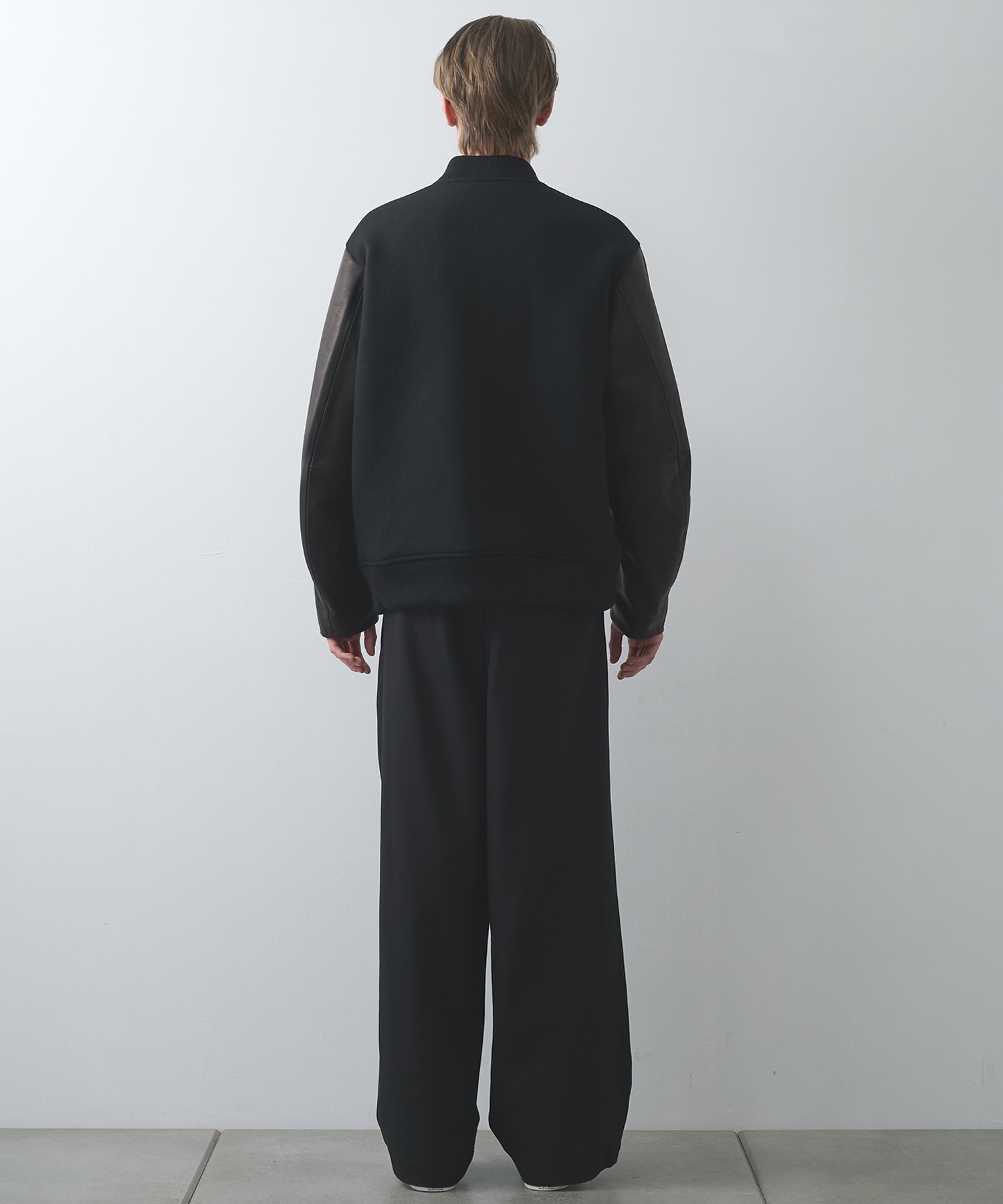 ヴィンテージメルトン / アワードジャケット, Black MARKAWARE/marka