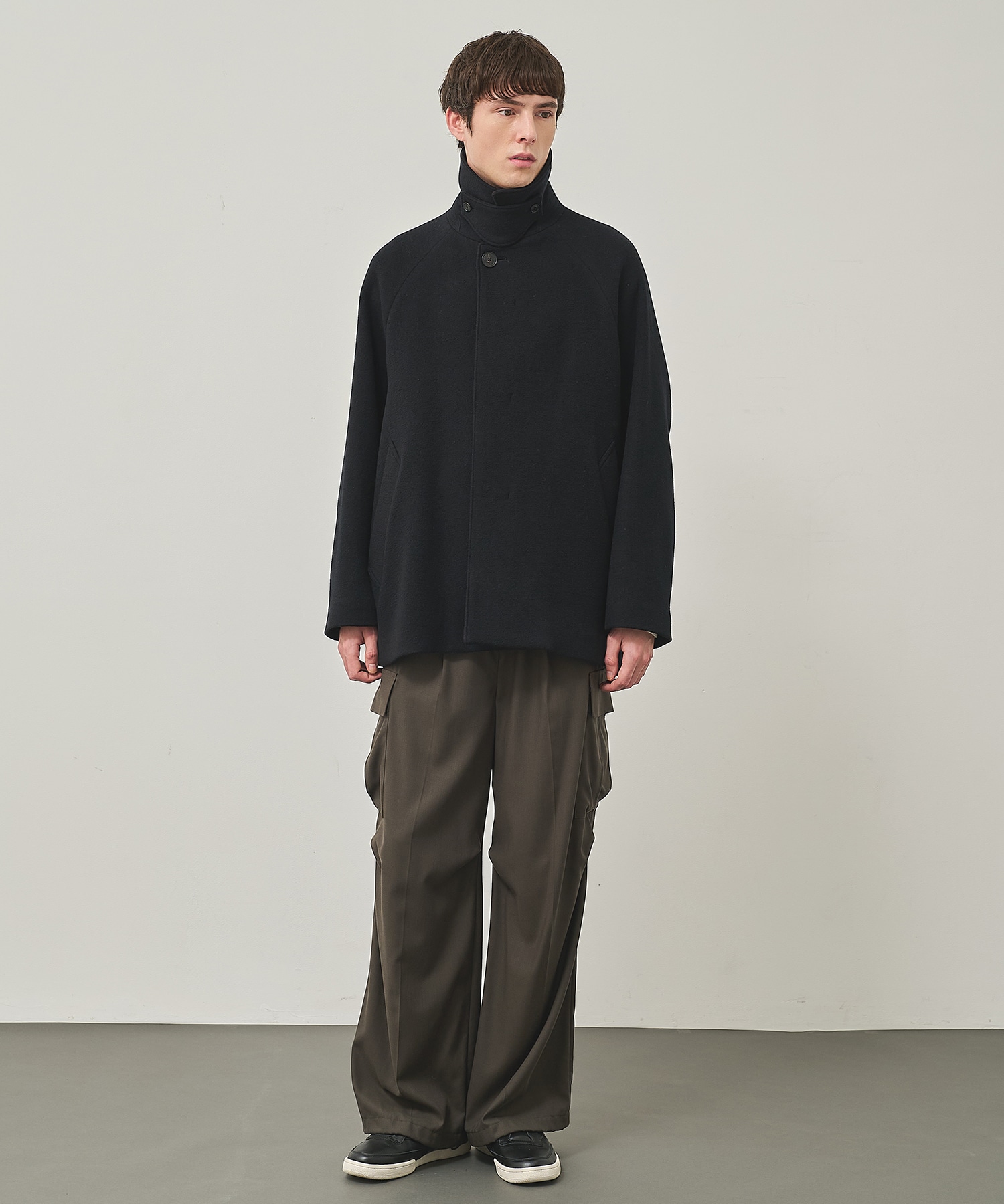 Cashmere Beaver Short Coat STUDIOUS