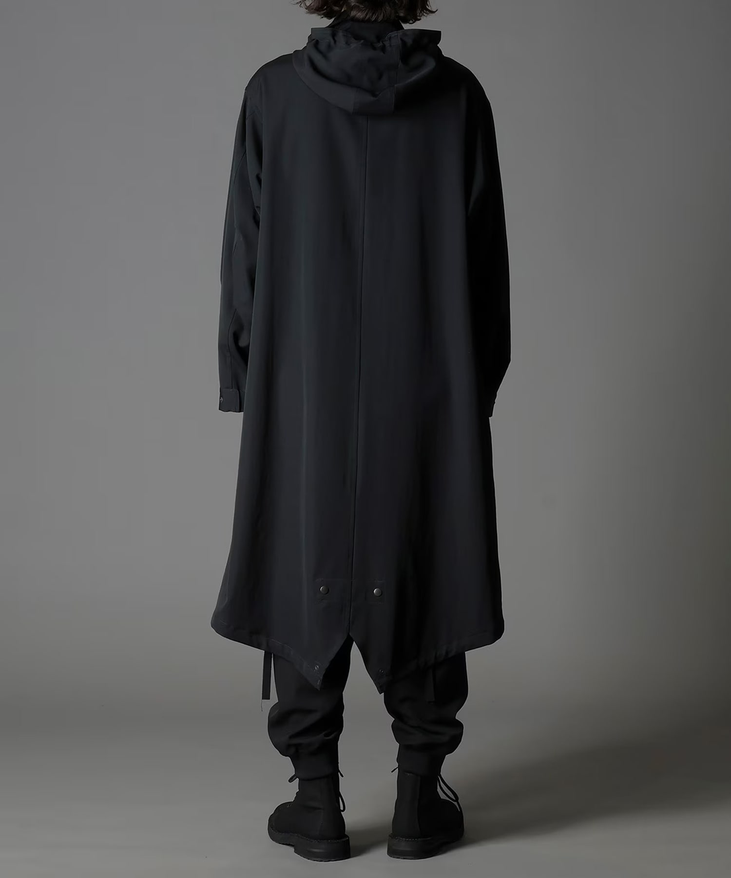 W/GABARDINE HOODED MODS COAT GroundY