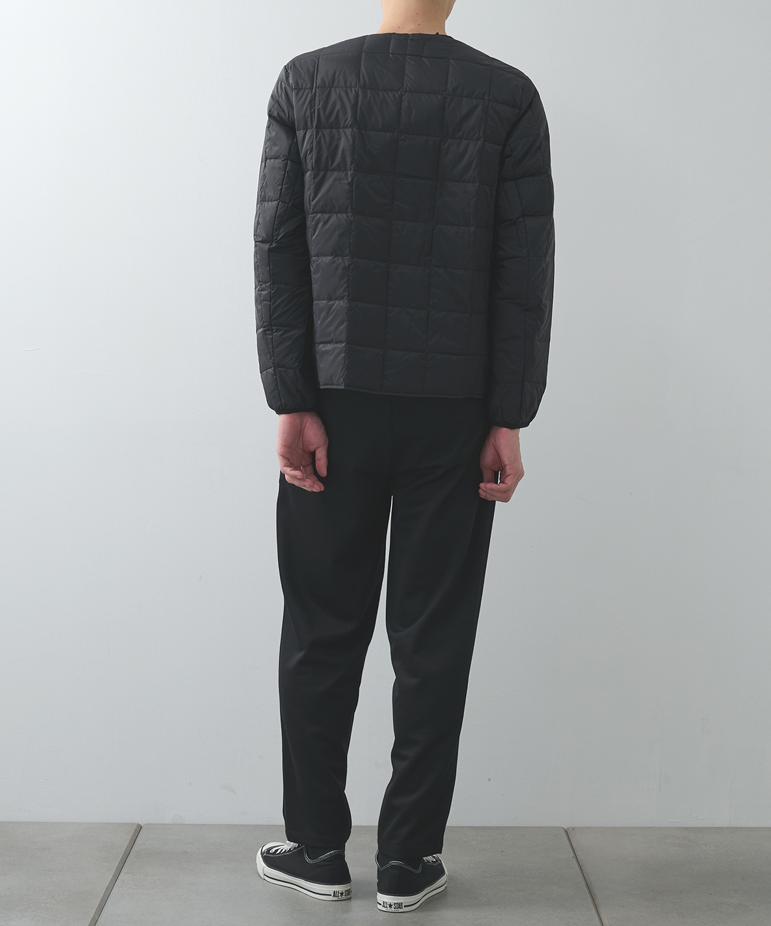 CREW NECK BUTTON DOWN JKT TAION