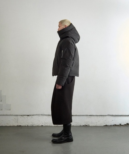 HOODED PUFFER JACKET NVRFRGT