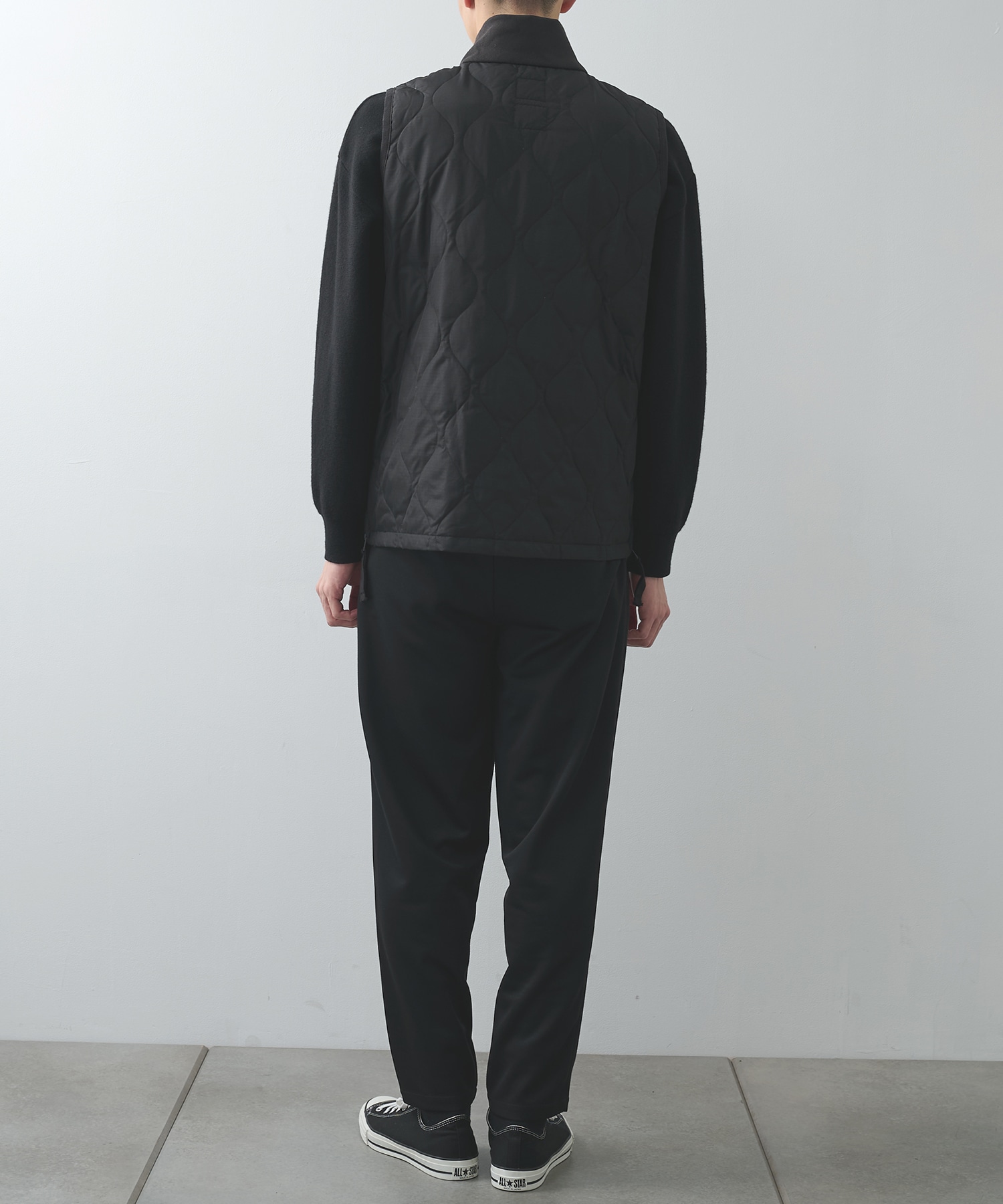 MILITARY W-ZIP LIB HI NECK DOWN VEST TAION