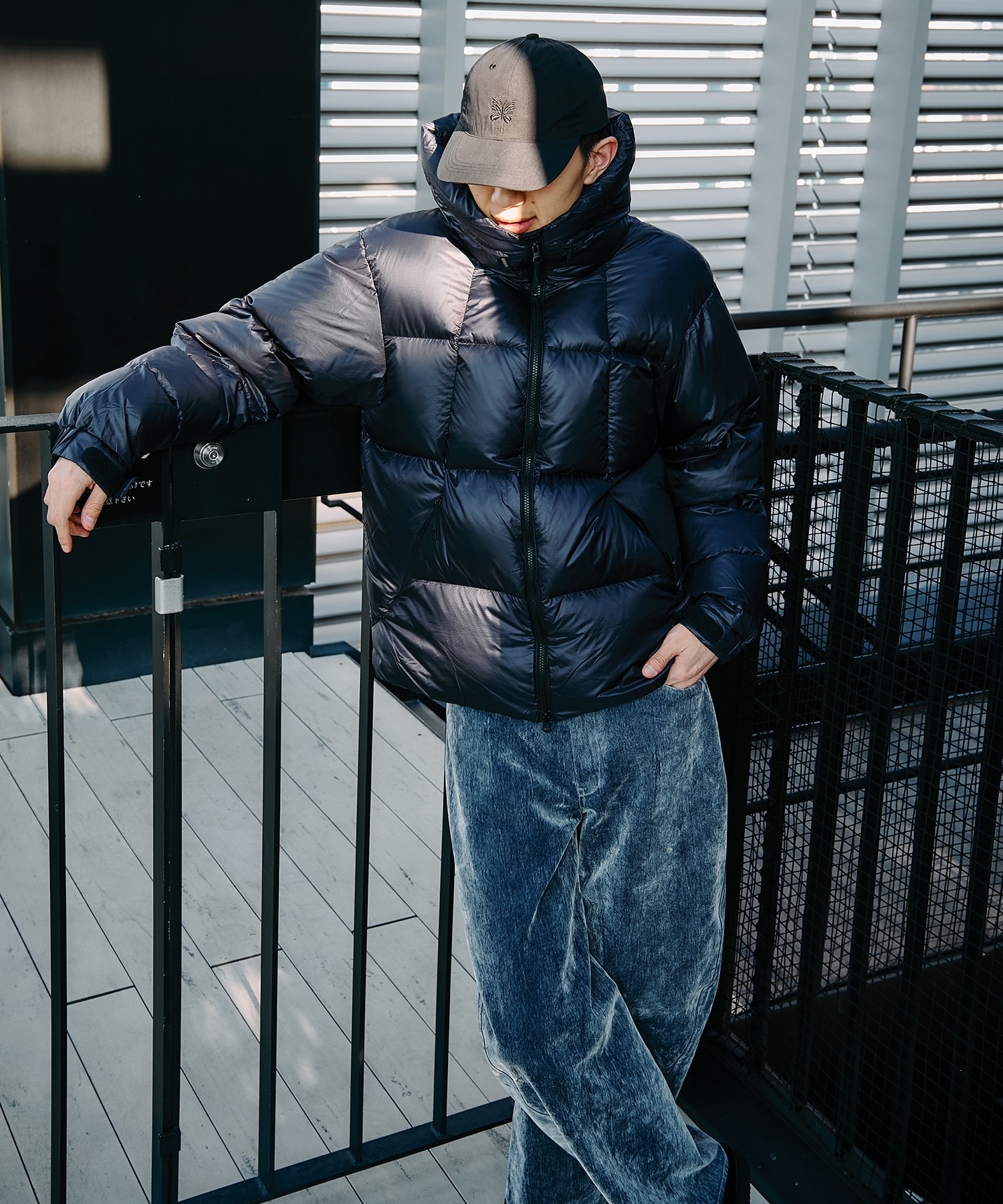 別注 Nylon Cap - Papillon Embroidery NEEDLES