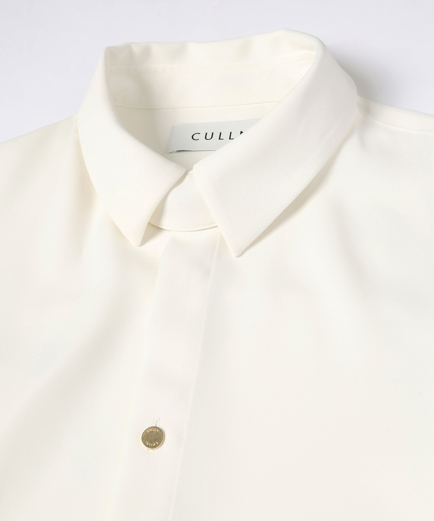 Double Cloth Chin Tab Long Sleeve Shirt CULLNI