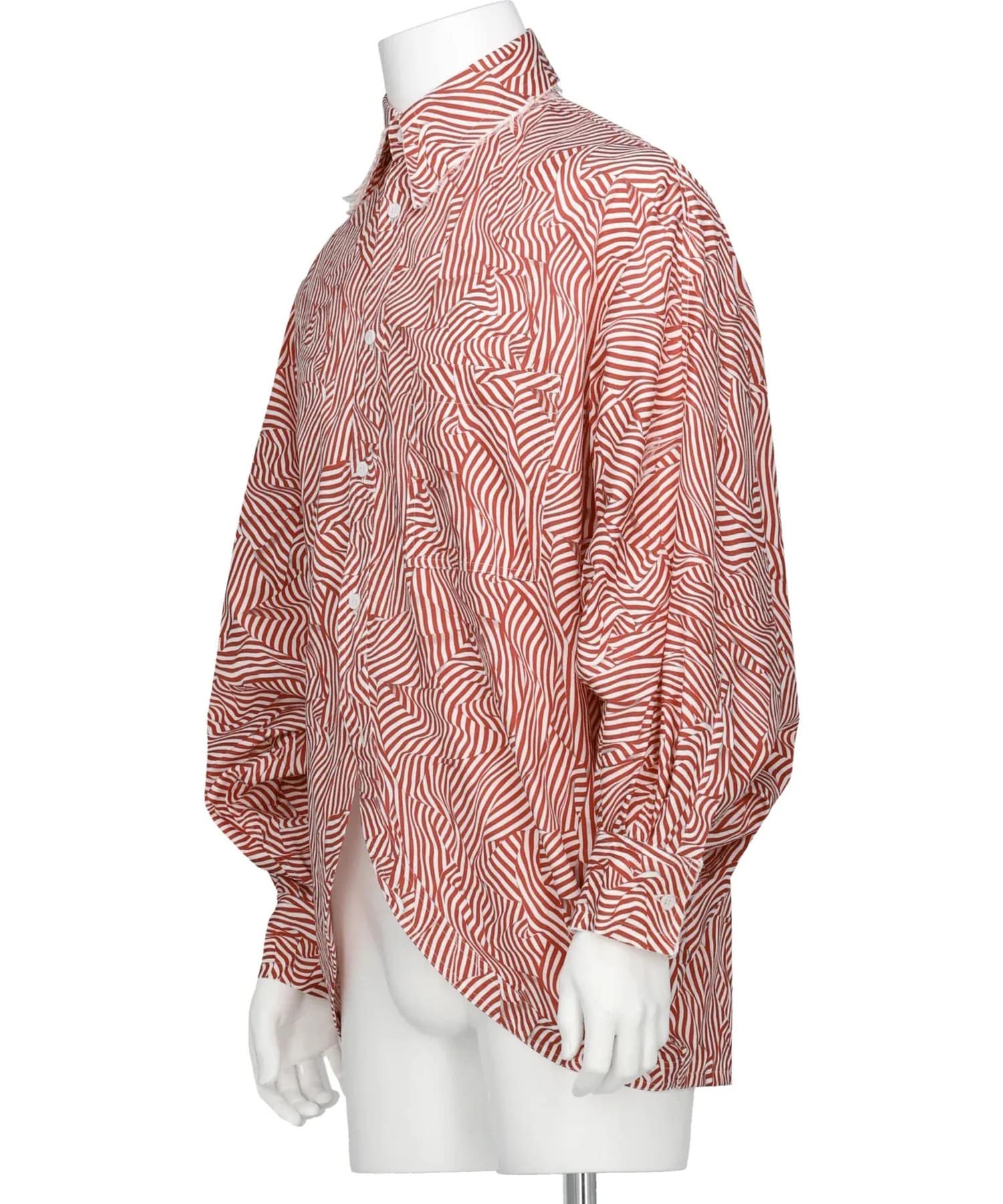 クレイジーストライプドルマンシャツ sulvam