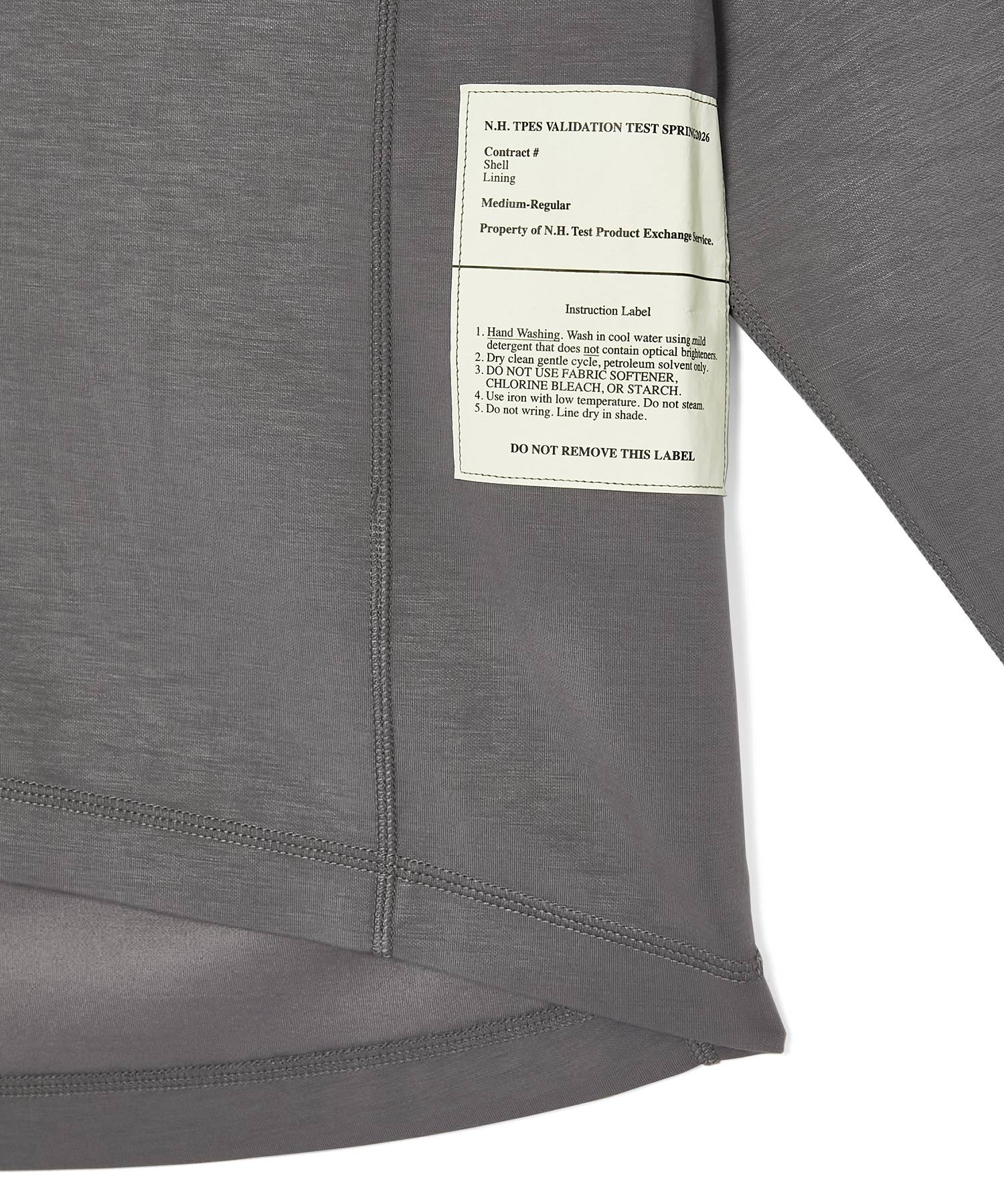 9261-CS02-006 PANELLED L/S T-SHIRT N.HOOLYWOOD