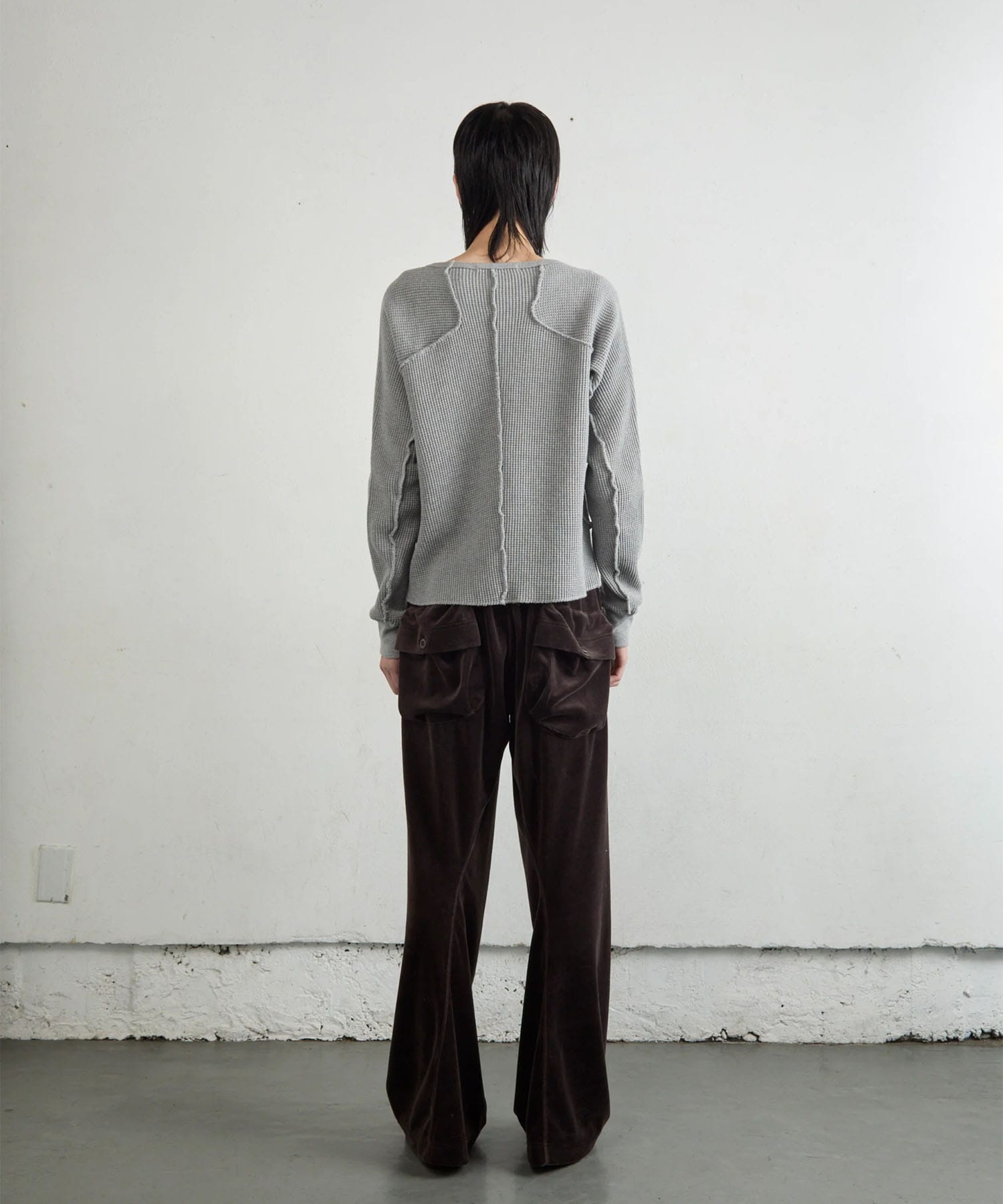 WAFFLE THERMAL LONG SLEEVE T-SHIRT NVRFRGT