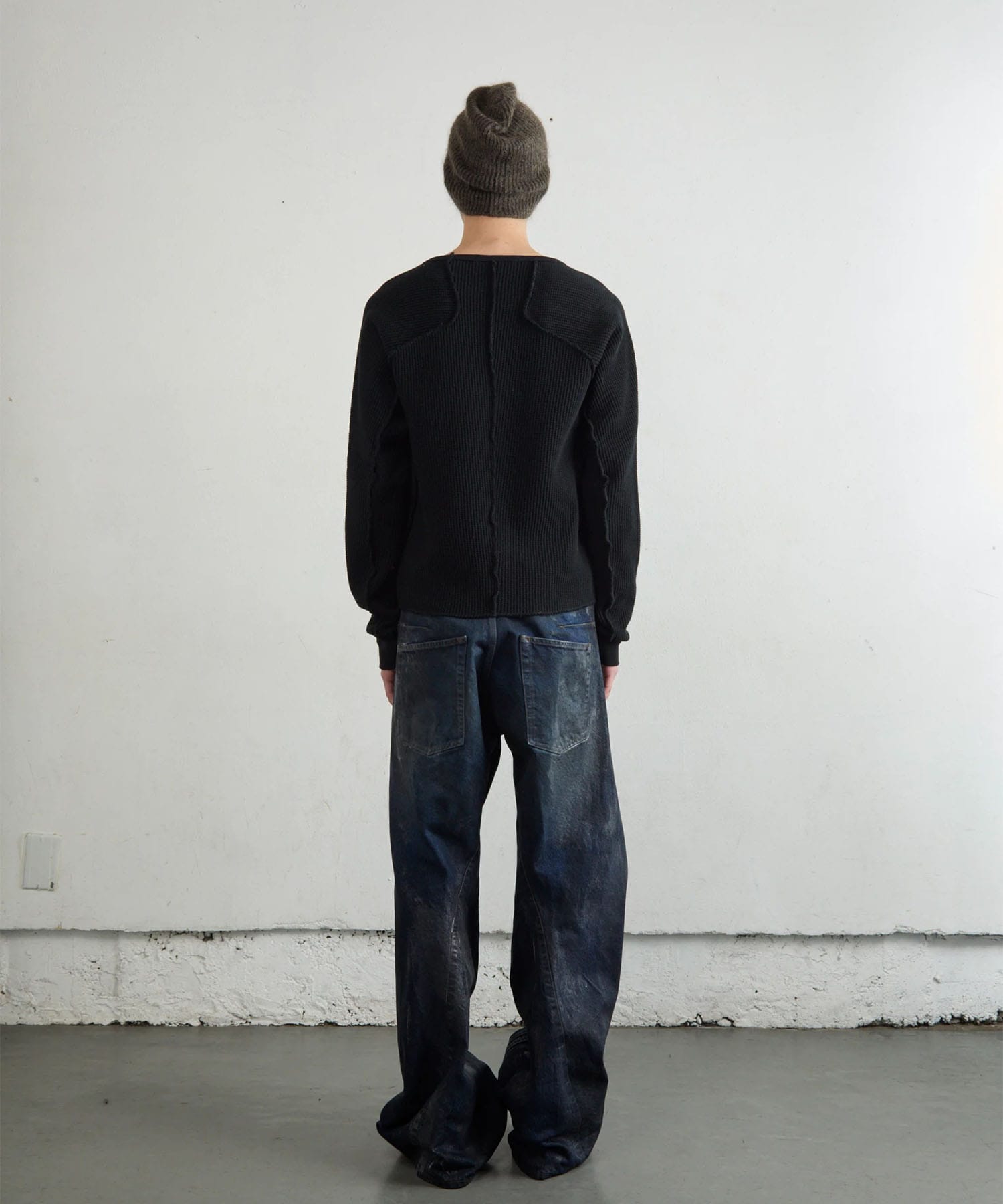 WAFFLE THERMAL LONG SLEEVE T-SHIRT NVRFRGT