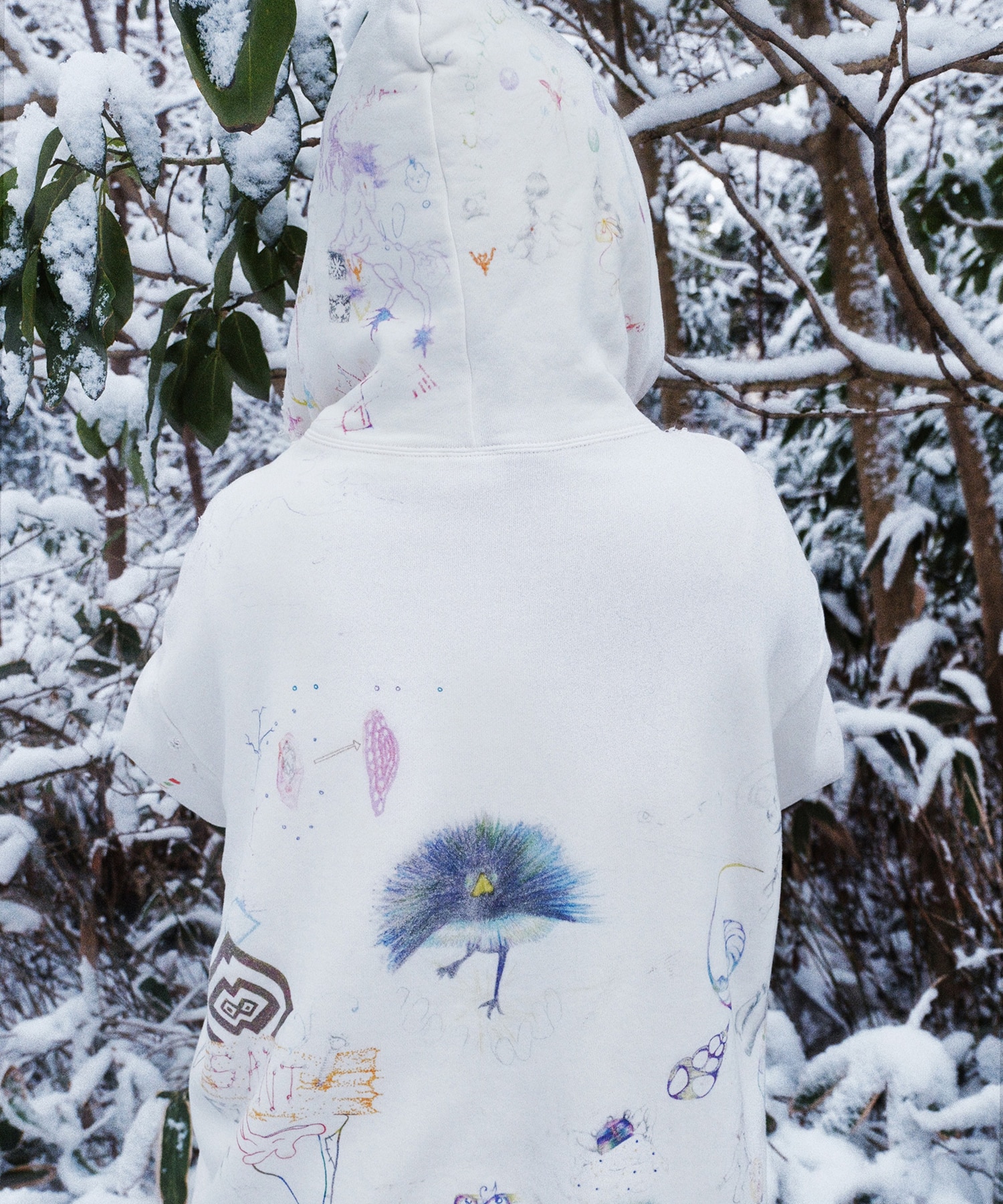 SM-MK8-0000-C17/COCO_DOUBLE FACE HOODIE/WHT SAINT M××××××