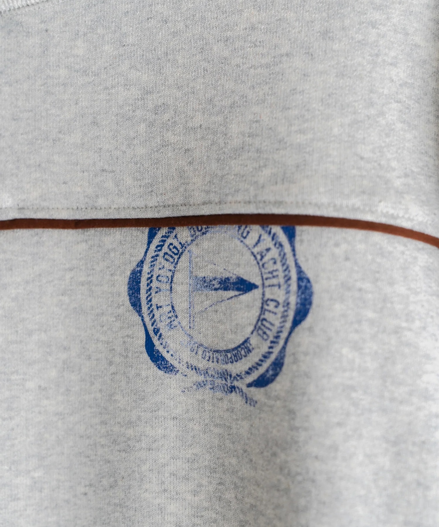 Leather-Trimmed Sweatshirt KHOKI