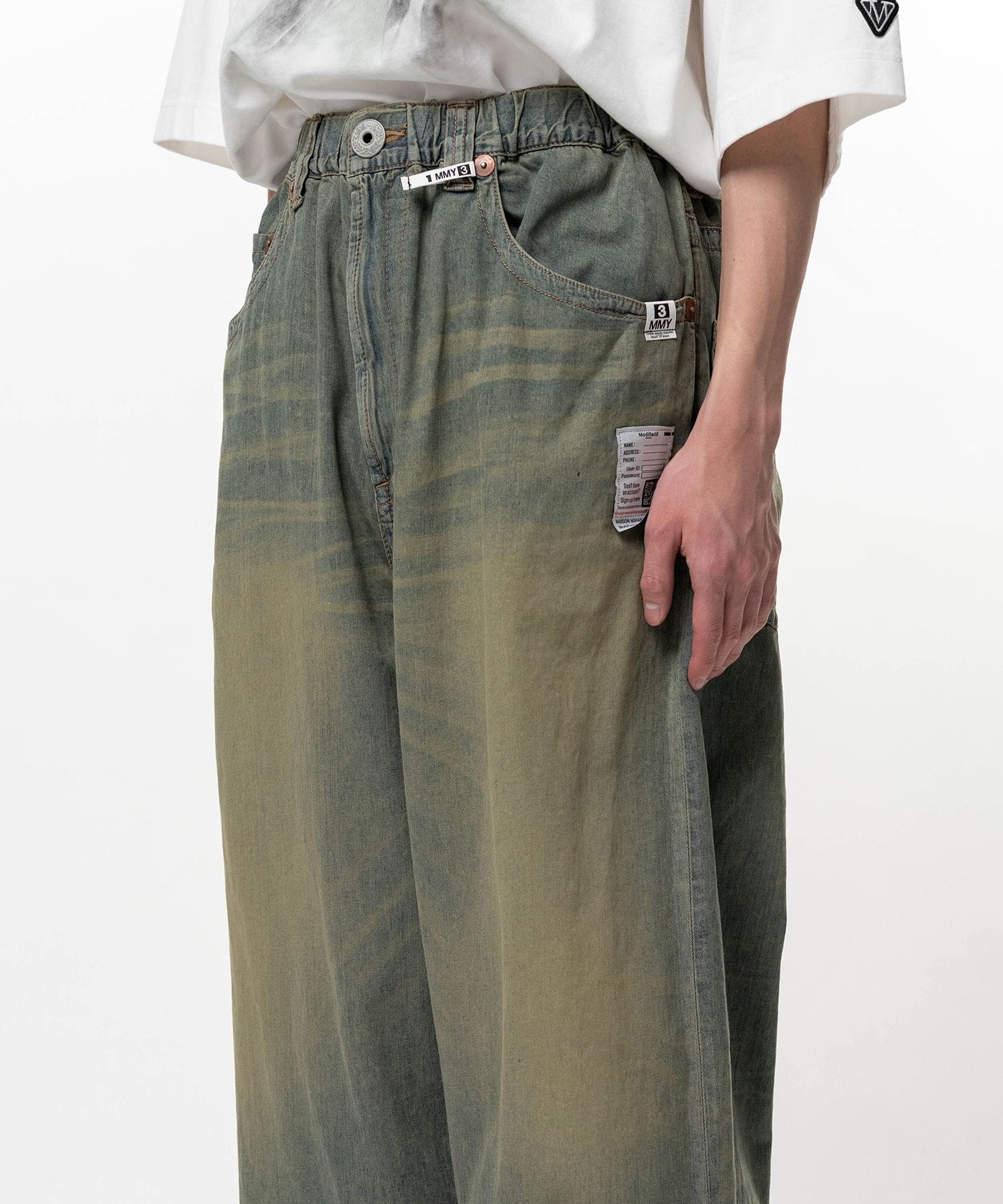 J16PT123 WIDE JEANS Maison MIHARA YASUHIRO