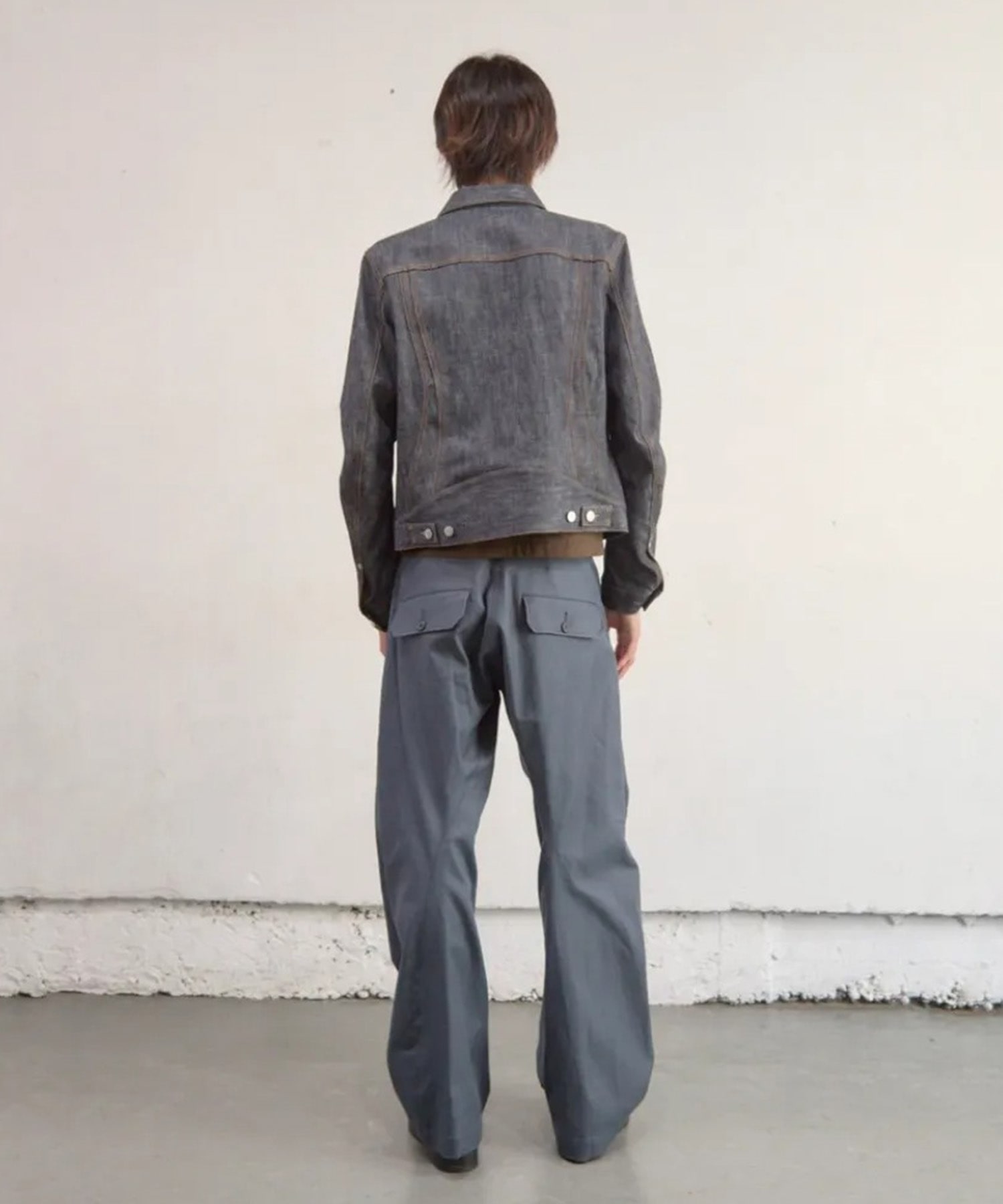 2TUCKED TWISTED TROUSERS NVRFRGT