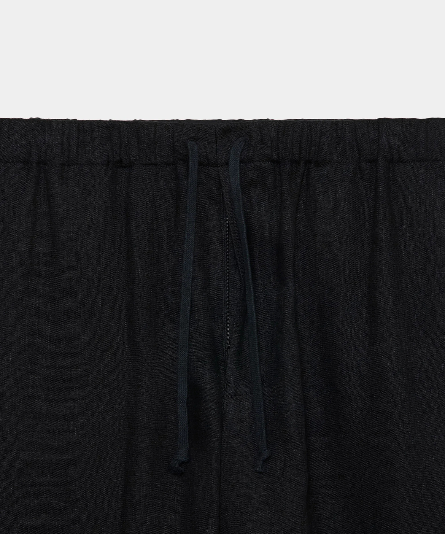 リネンガーゼダブルクロス ワイドシリンダーフィットイージーパンツ 