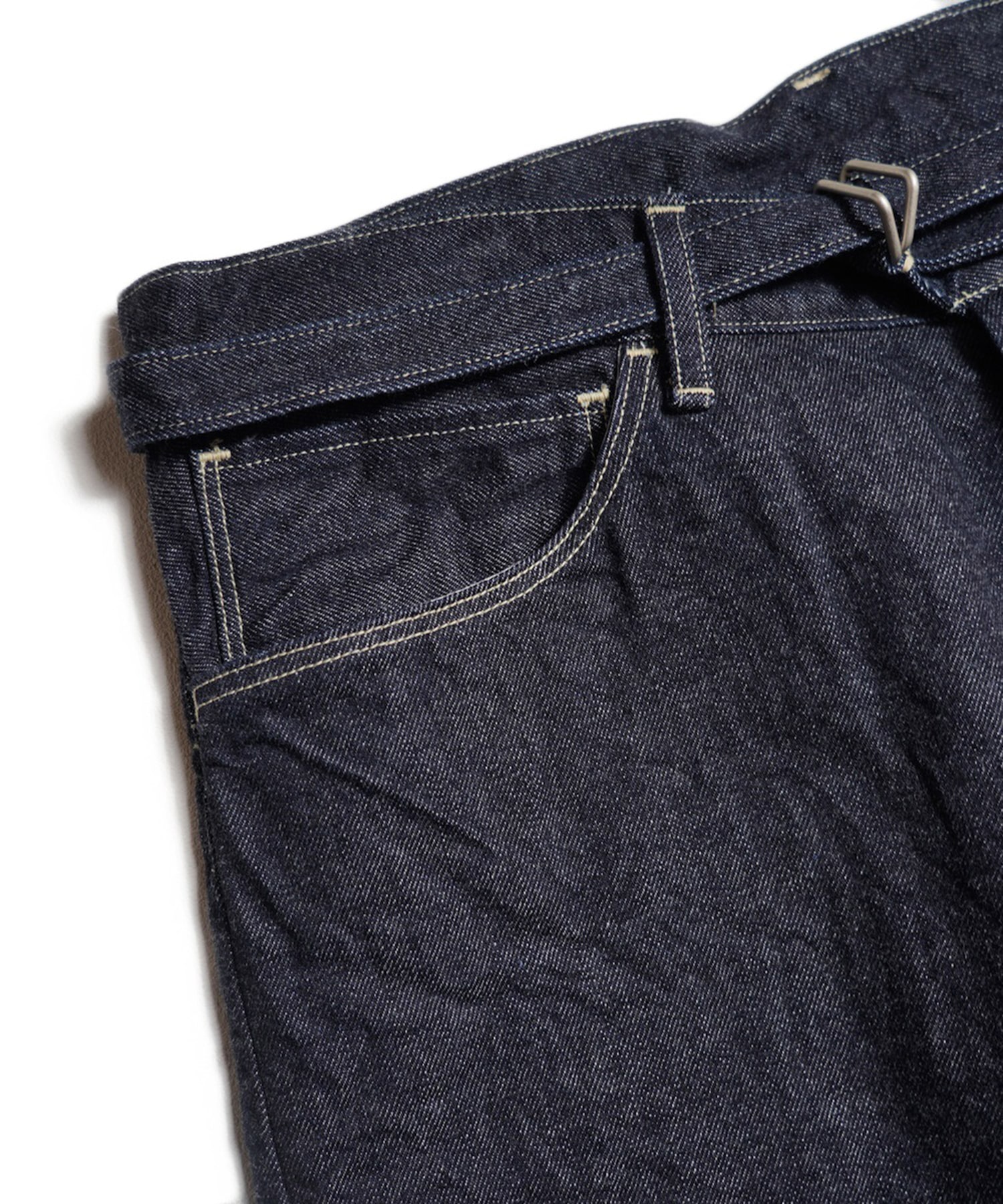 12.9oz Denim Bias Belted Pants blurhms