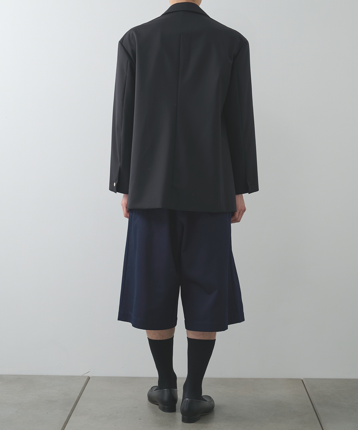 別注 denim easy half pants sulvam