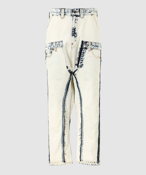DOCKING BLEACH DENIM PANTS JUNYA WATANABE MAN