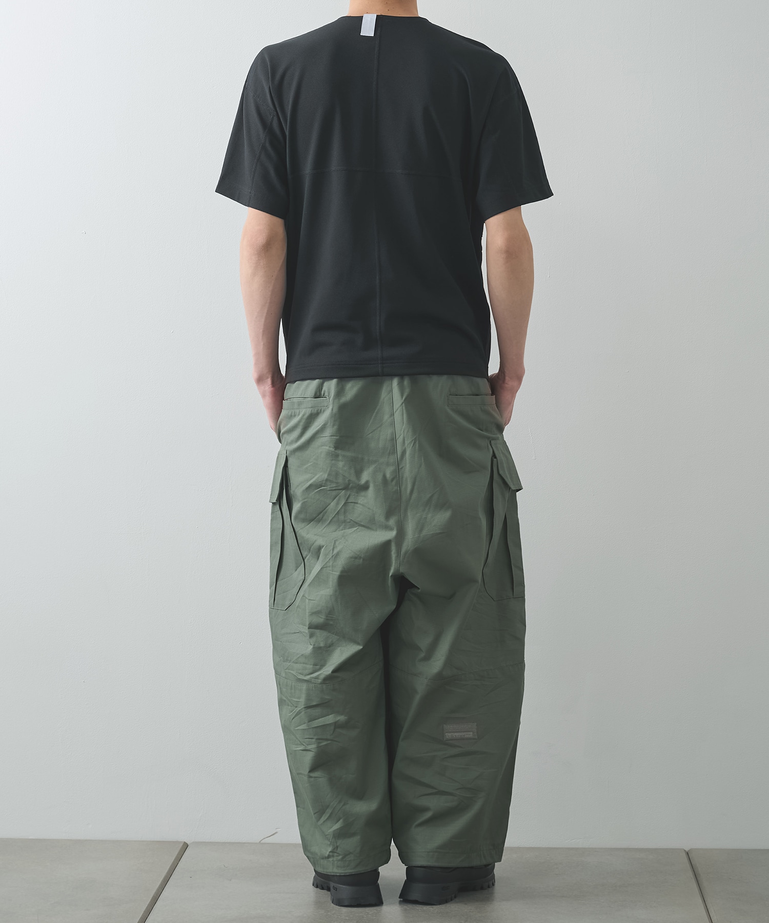 THE CHANGING LENGTH/HEM CROPPED CARGO PANTS POLIQUANT