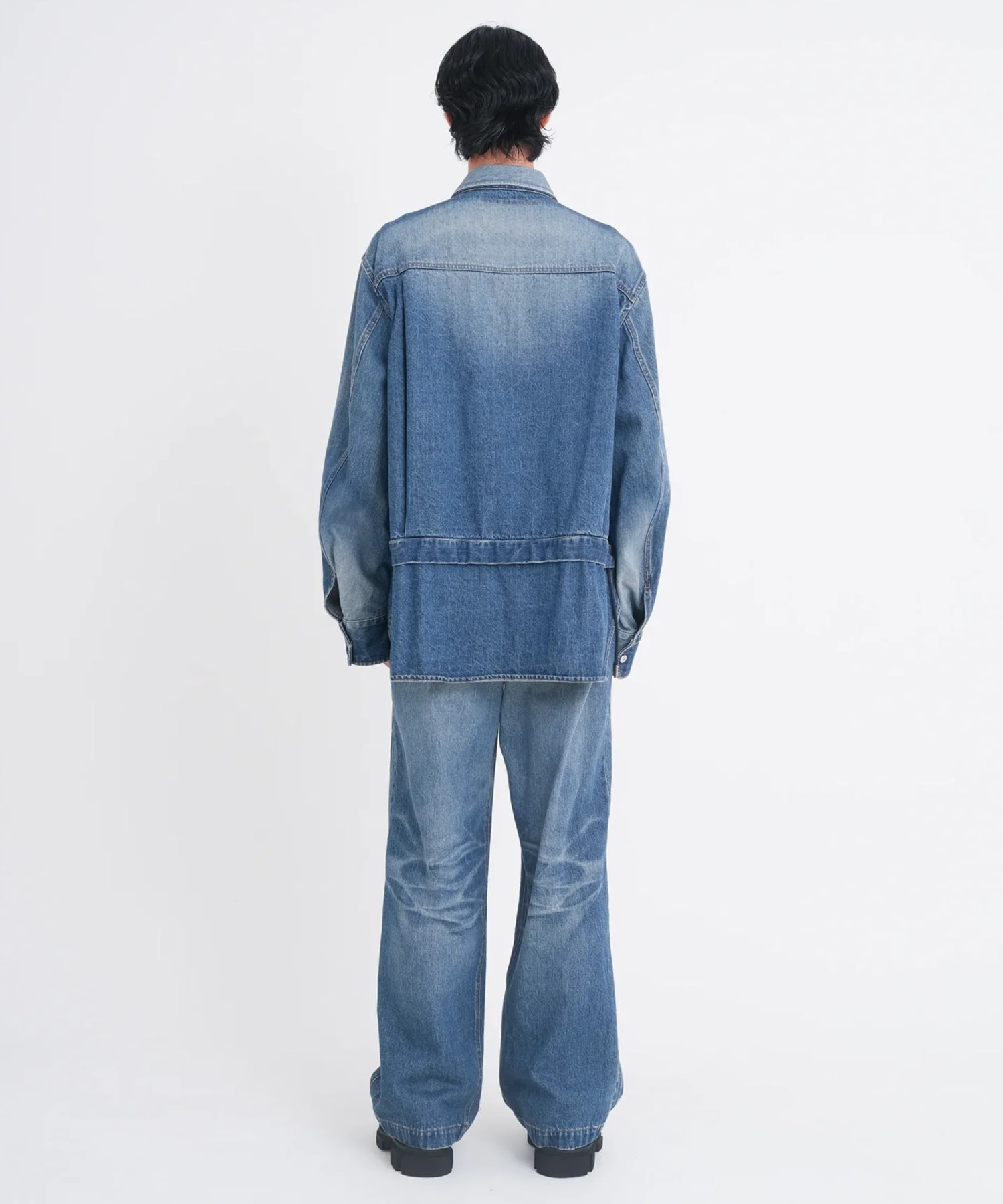 DOUBLE KNEE DENIM PANTS TAMME