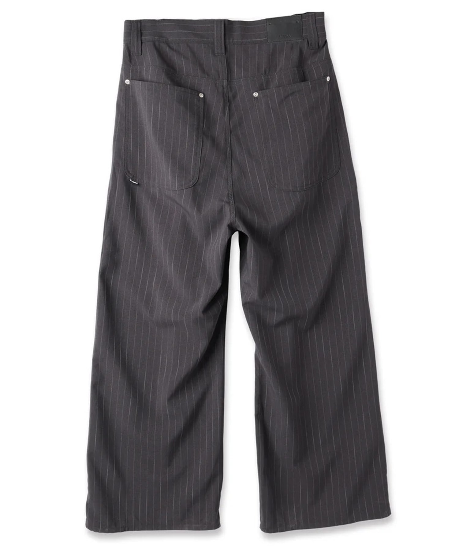 STRIPE WIDE ONE TUCK PANTS JieDa