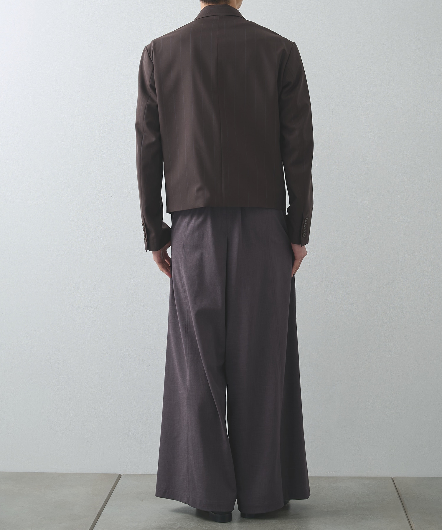 別注 Belted Wide Flare Pants UJOH HOMME