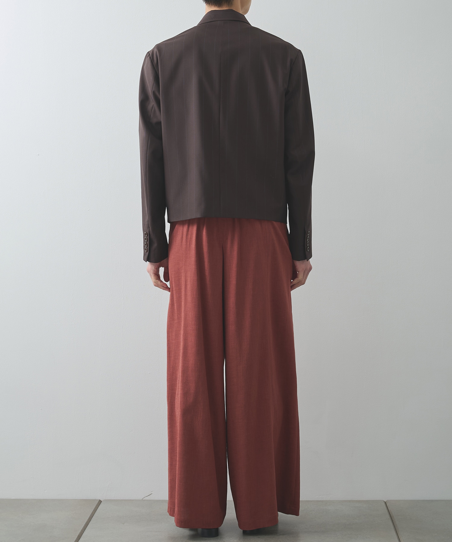 別注 Belted Wide Flare Pants UJOH HOMME