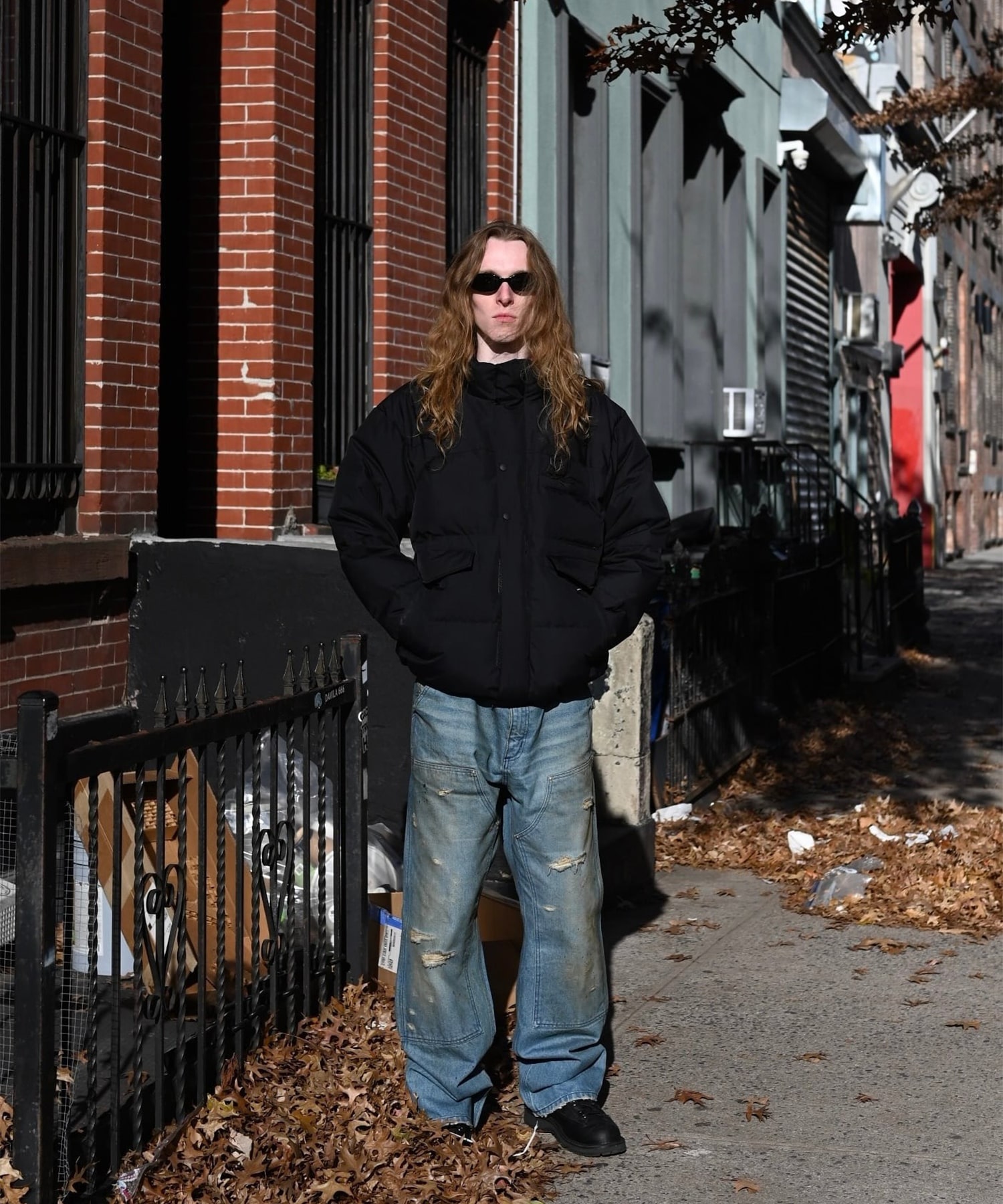 Damaged Work Pants MIYAGIHIDETAKA