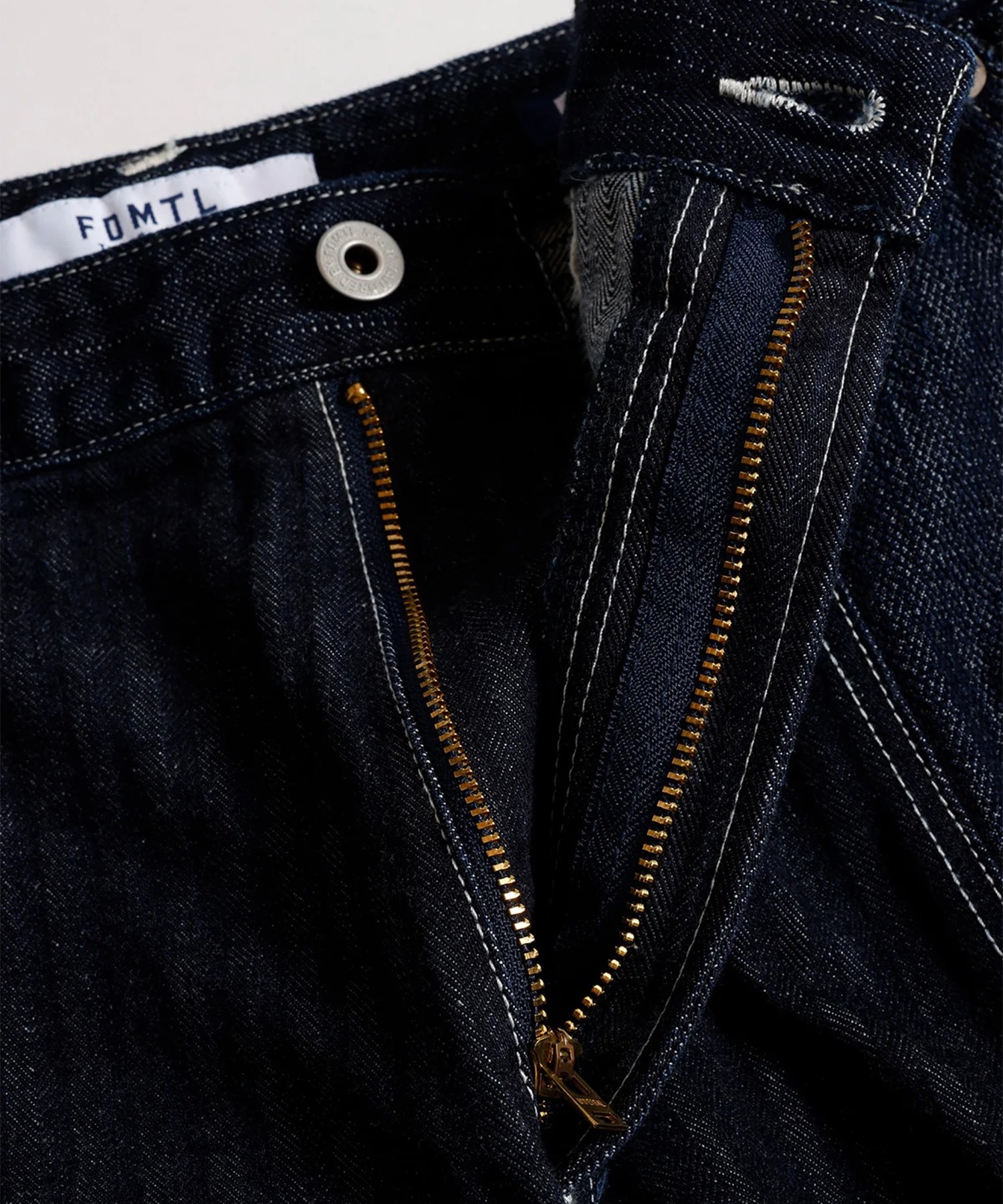 PATCHWORK DOUBLE KNEE PANTS RINSE FDMTL