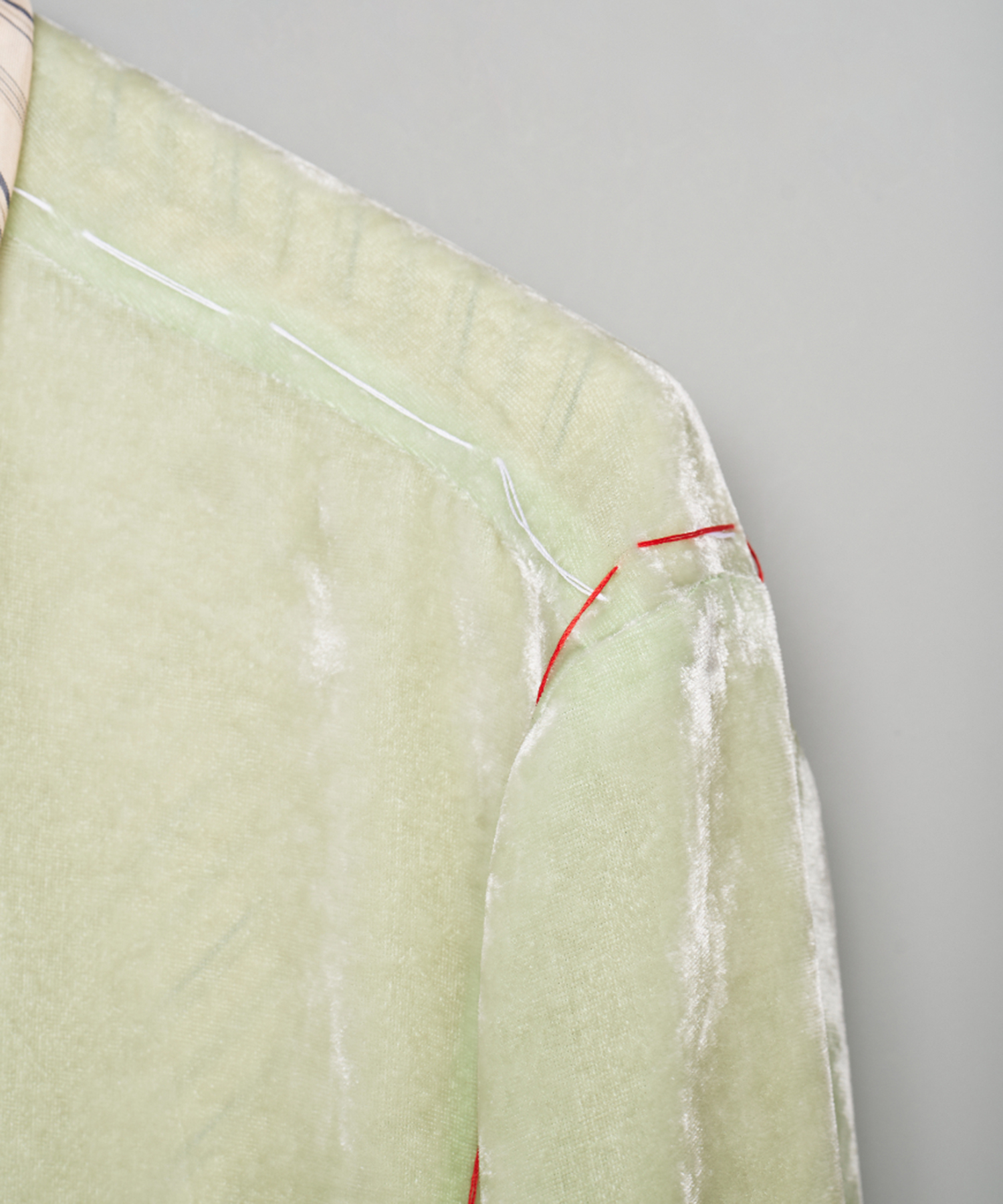 UNEVEN VELVET JACKET MASU