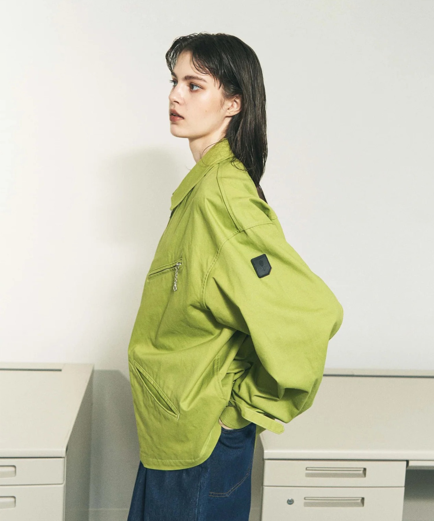 TWILL ZIP WORK JACKET PHINGERIN